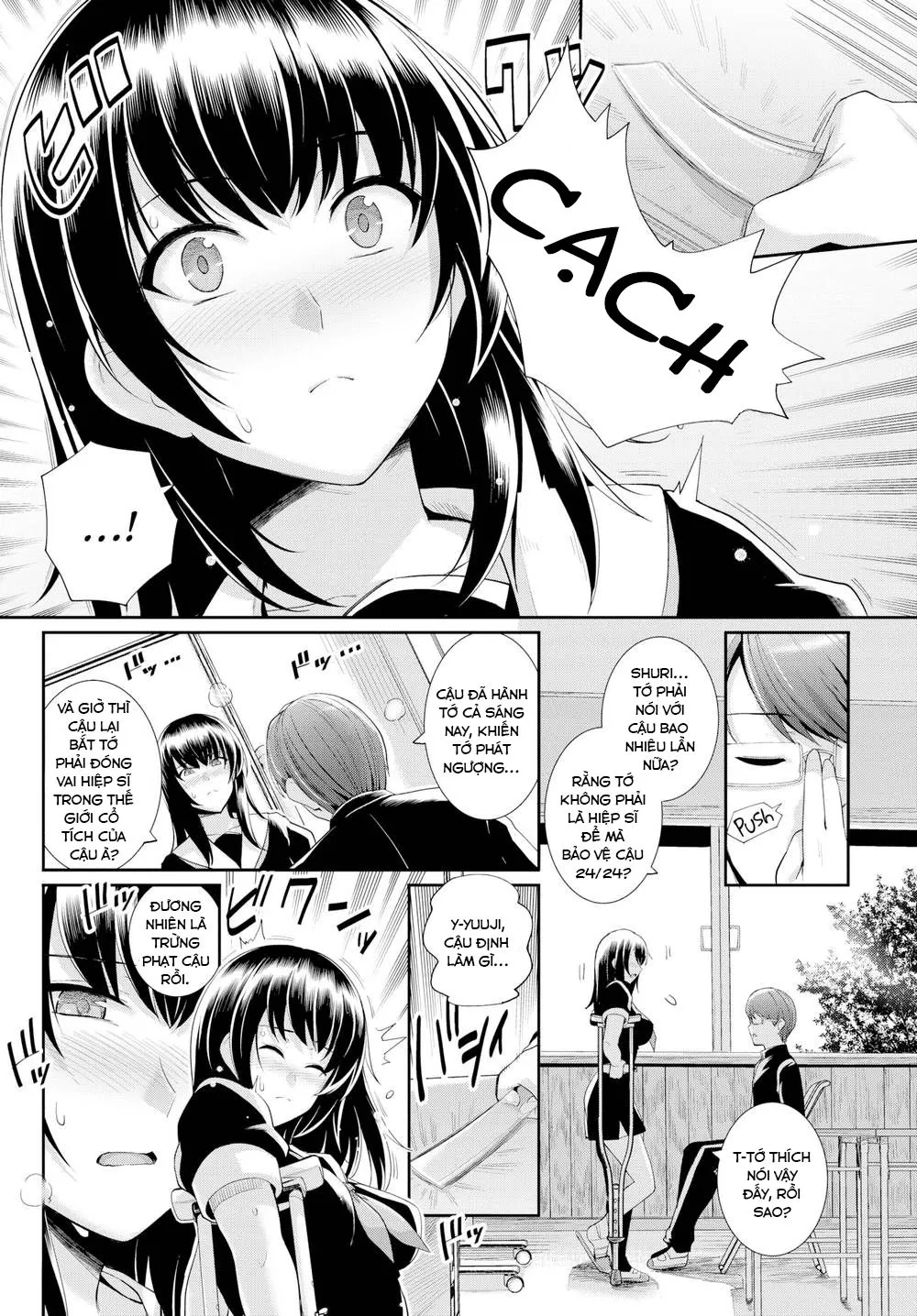 HentaiVN.net - Ảnh 5 - Có con bạn gái máu M thì làm gì? [Master-servant relationship] - Chap 1