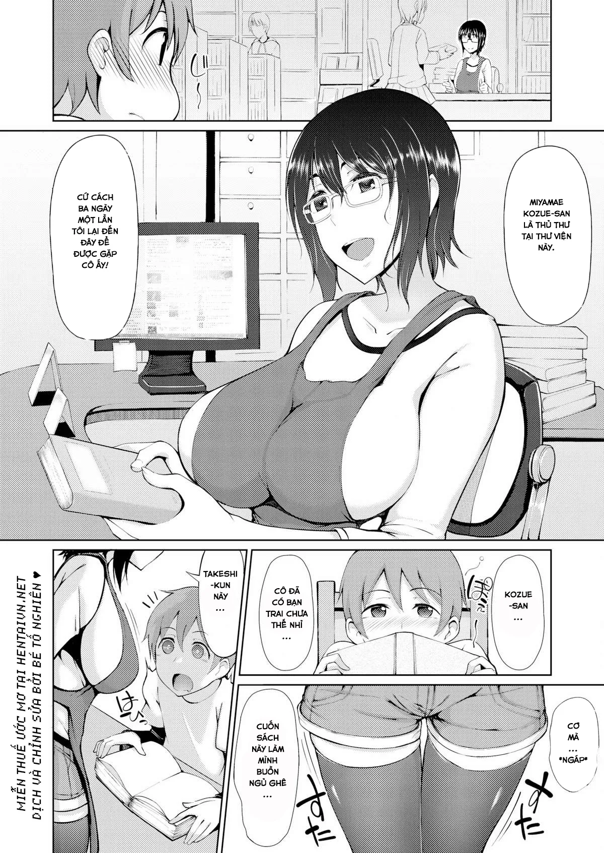 HentaiVN.net - Ảnh 3 - Thư Viện của Những Giấc Mơ [Library of Dreams] - Chap 1