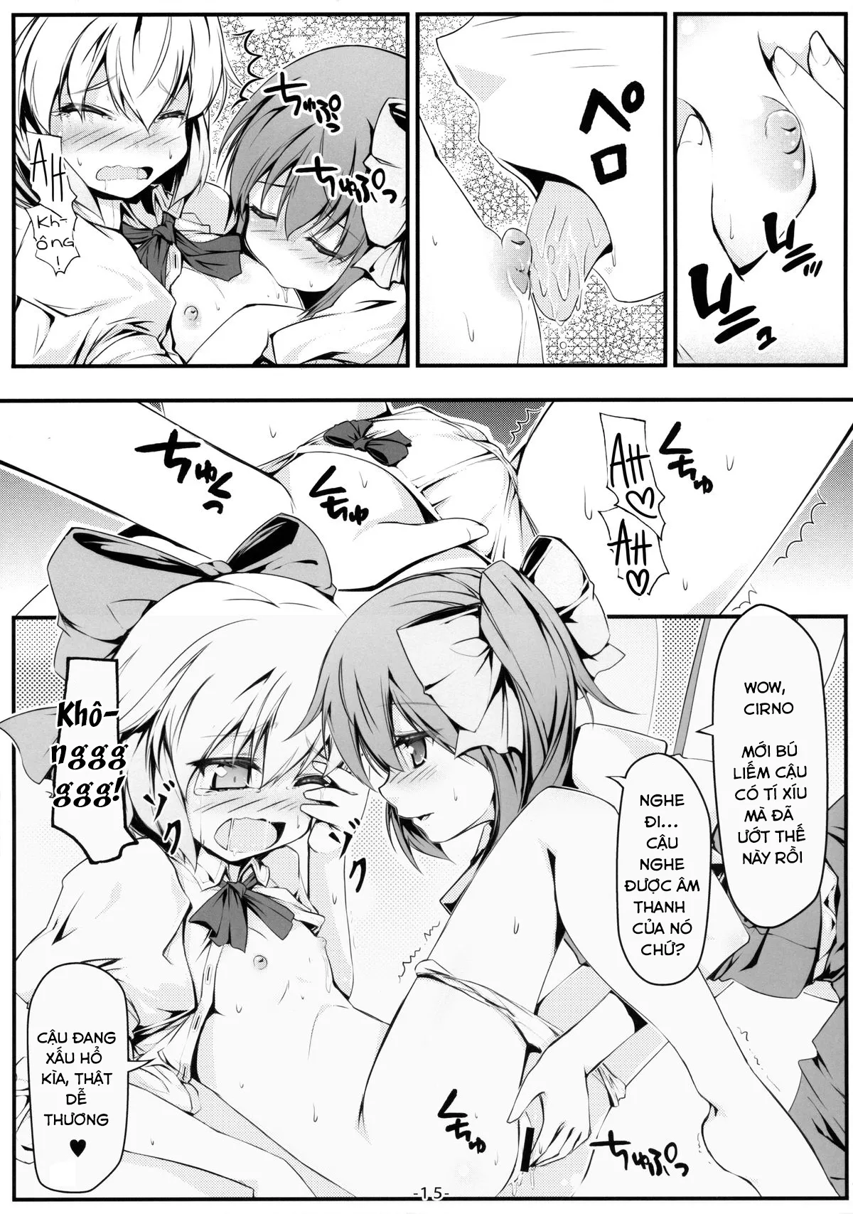HentaiVN.net - Ảnh 12 - Luna-cha to Otona no Omamagoto? (Touhou Project) [Playing Adult House with Luna Child?] - Chap 1