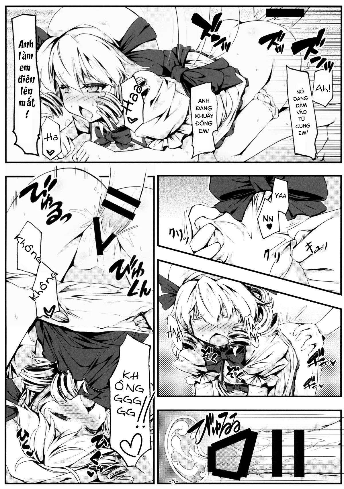 HentaiVN.net - Ảnh 4 - Luna-cha to Otona no Omamagoto? (Touhou Project) [Playing Adult House with Luna Child?] - Chap 1