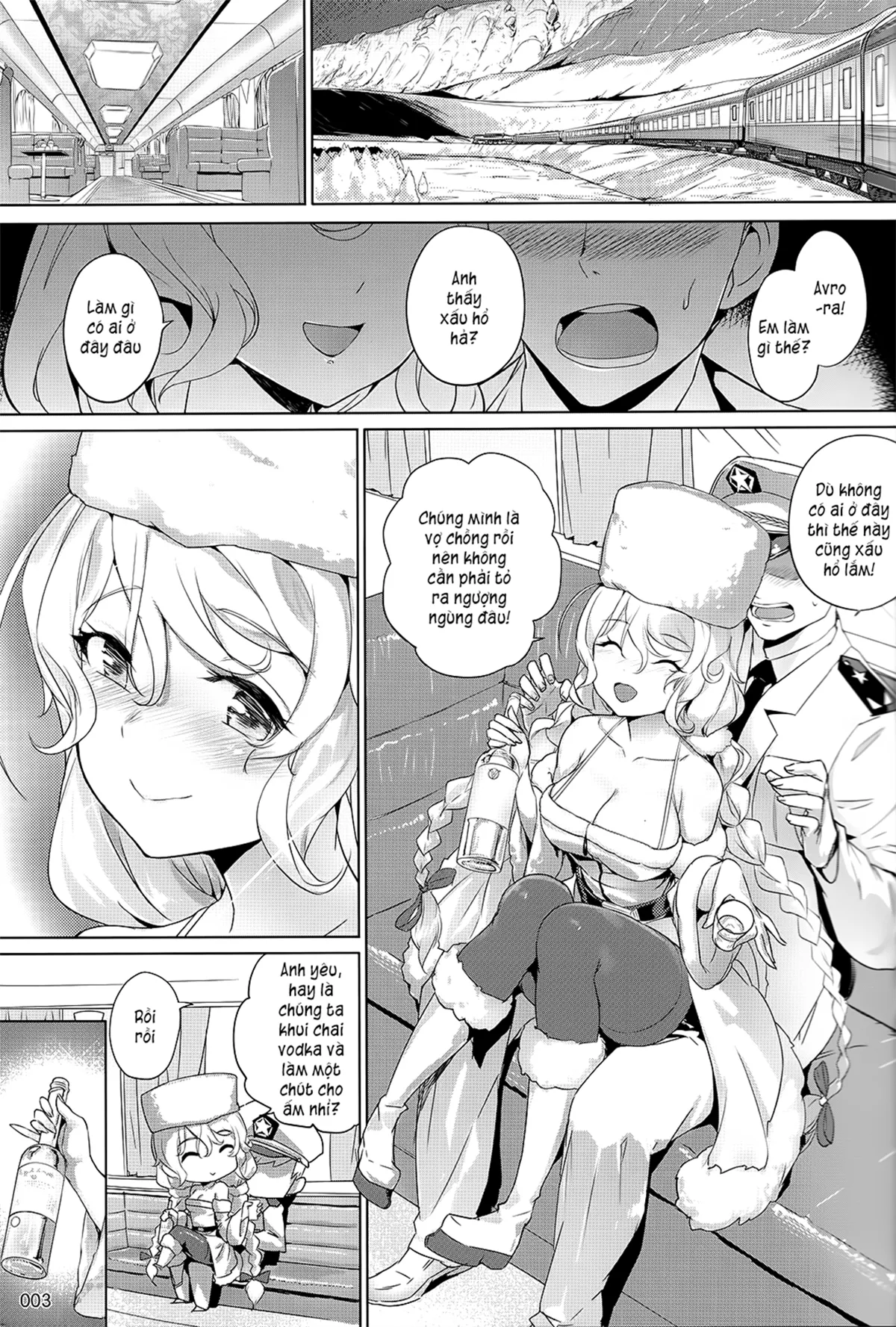 HentaiVN.net - Ảnh 4 - Avrora no Oyome-san Project (Azur Lane) [アヴローラのお嫁さんプロジェクト] - Chap 1
