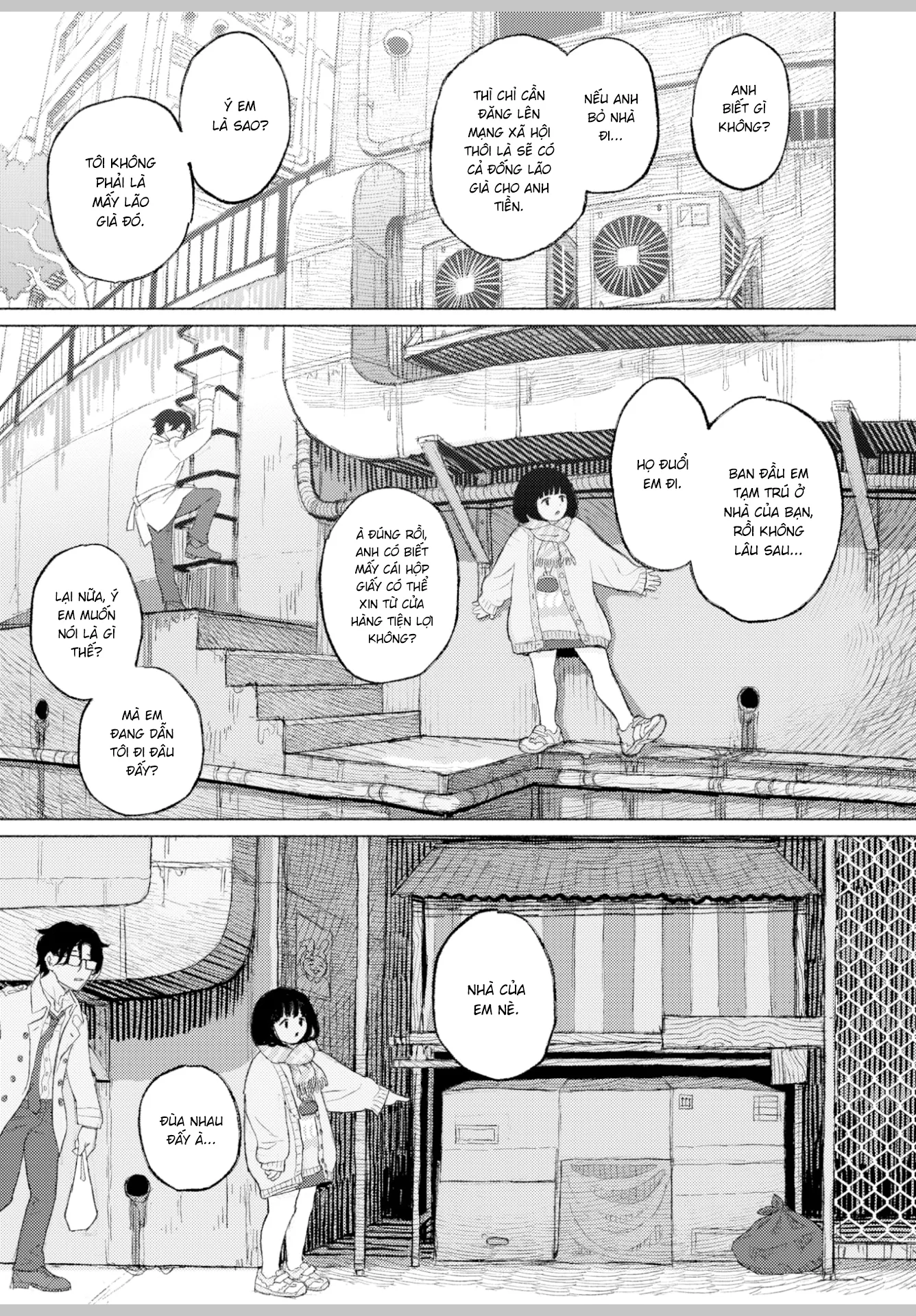 HentaiVN.net - Ảnh 7 - Ven sông là nơi Anh và Em gặp nhau [The Man Near the Water's Edge] - Chap 1
