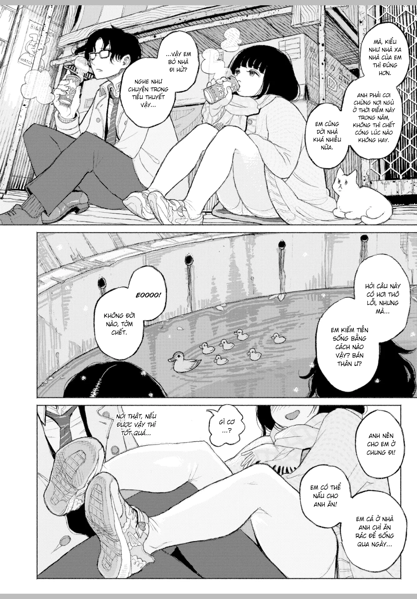 HentaiVN.net - Ảnh 8 - Ven sông là nơi Anh và Em gặp nhau [The Man Near the Water's Edge] - Chap 1
