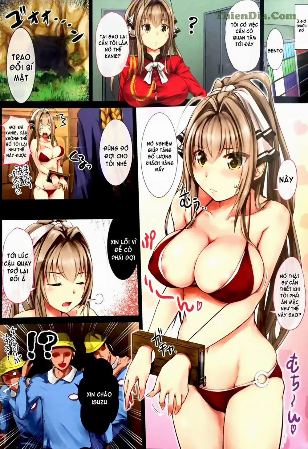 HentaiVN.net - Ảnh 2 - Aegi Burun To Pakkun (Amagi Brilliant Park) - Chap 1