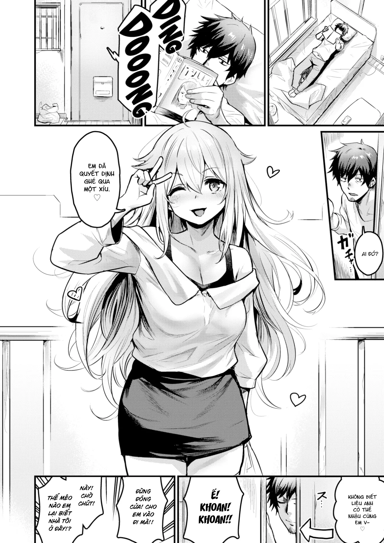 HentaiVN.net - Ảnh 4 - Thính của Nekota-san [Nekota-san Trap] - Chap 1