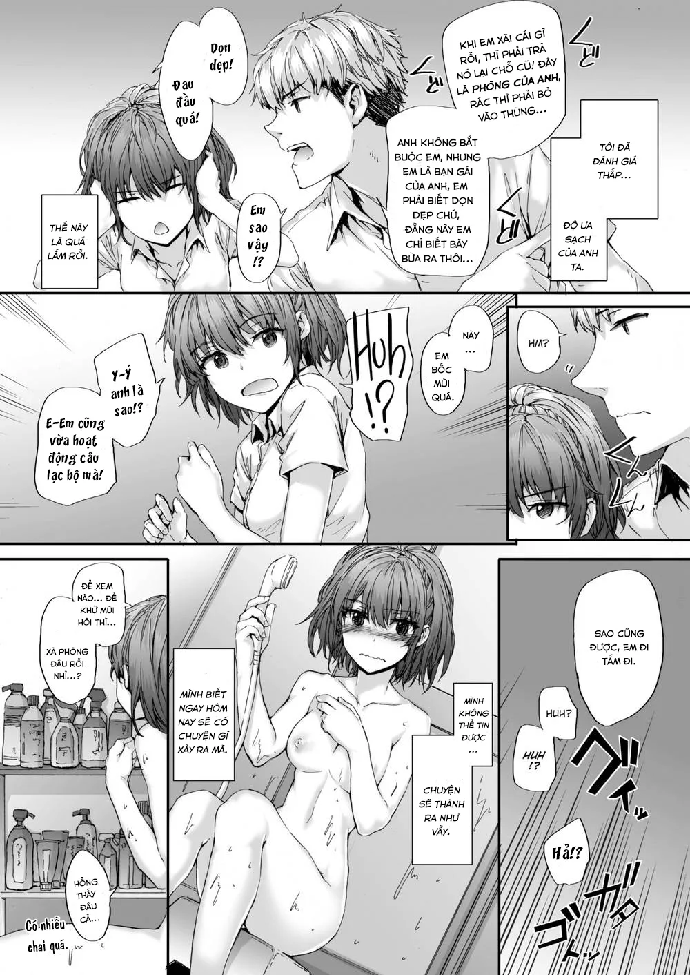 HentaiVN.net - Ảnh 3 - Tắm Sạch [Cleaning] - Chap 1