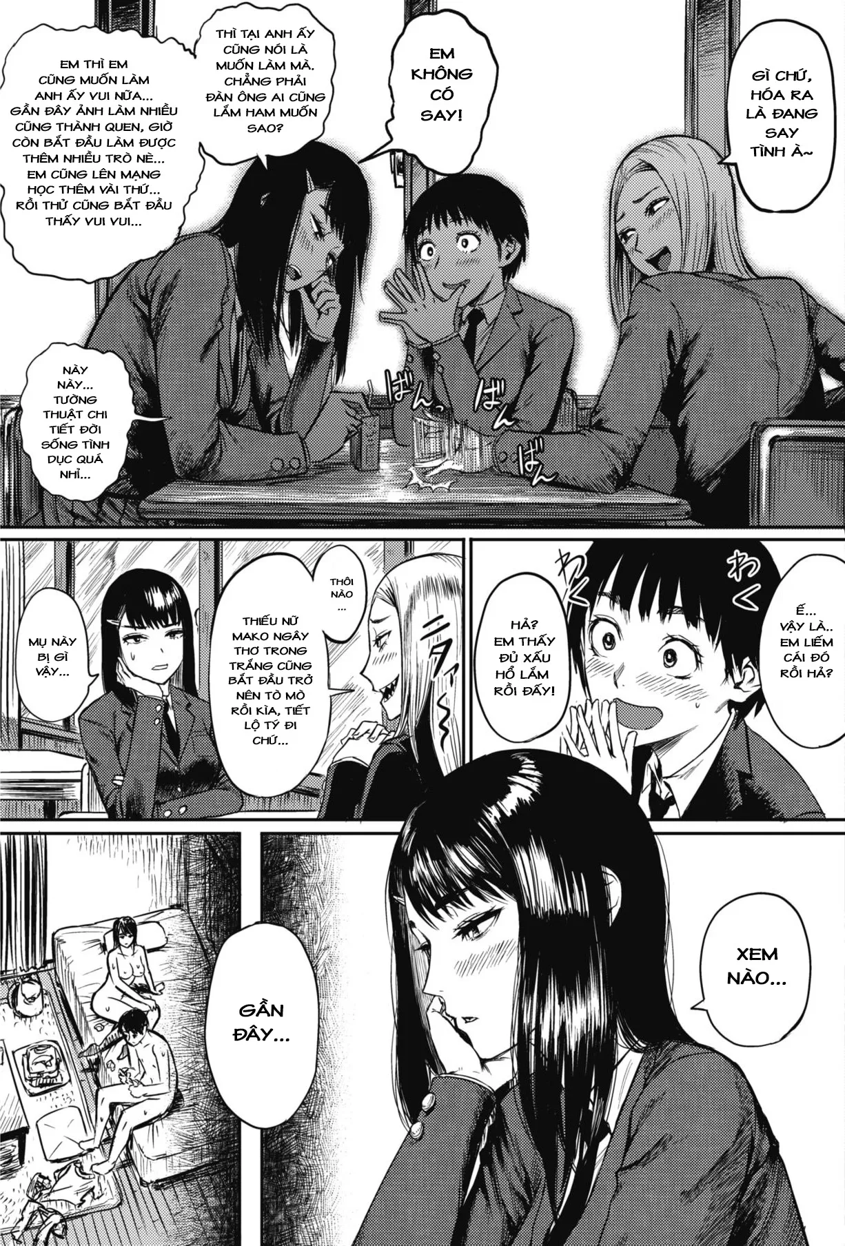 HentaiVN.net - Ảnh 5 - Hình như hôm qua họ cũng làm tình đấy [Kinou Mo Sex Shita Rashii, 昨日もセックスしたらしい] - Chap 1