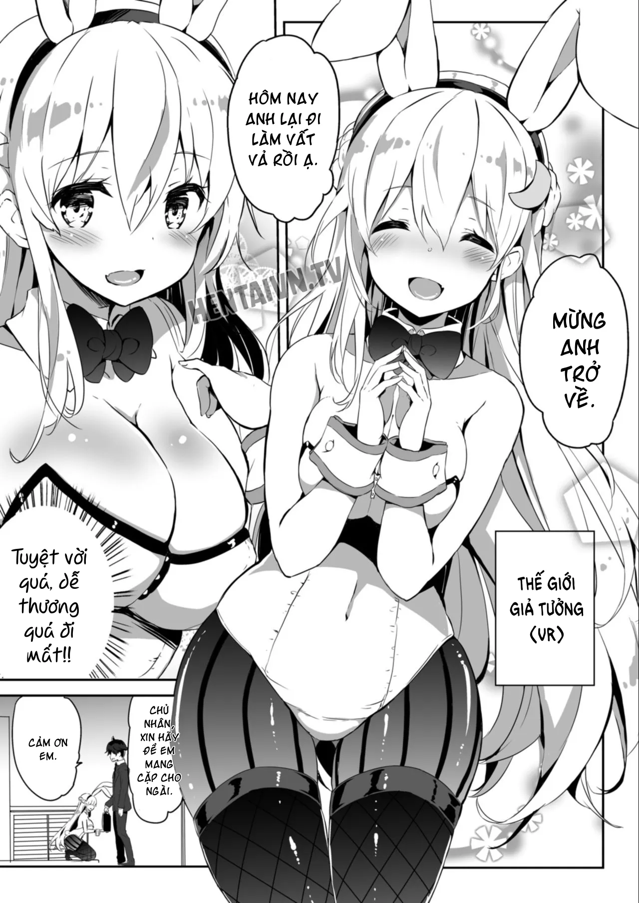 HentaiVN.net - Ảnh 3 - VR dakedo Amaetai [I know it's VR, but I want to be pampered; VRだけど甘えたい♡] - Chap 1