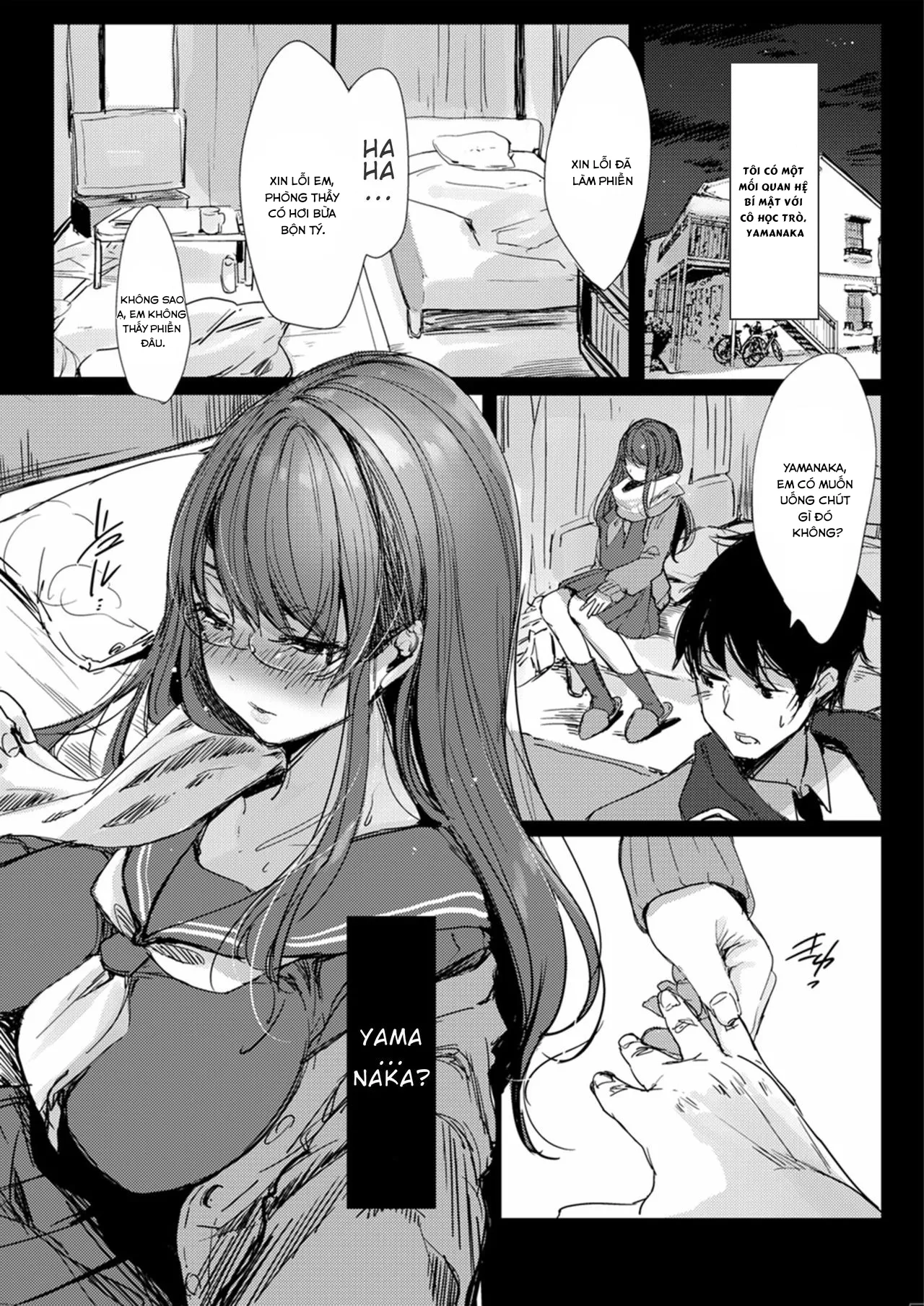 HentaiVN.net - Ảnh 3 - Sensei và bé thỏ ngọt nước [Sensei to Usagi] - Chap 1