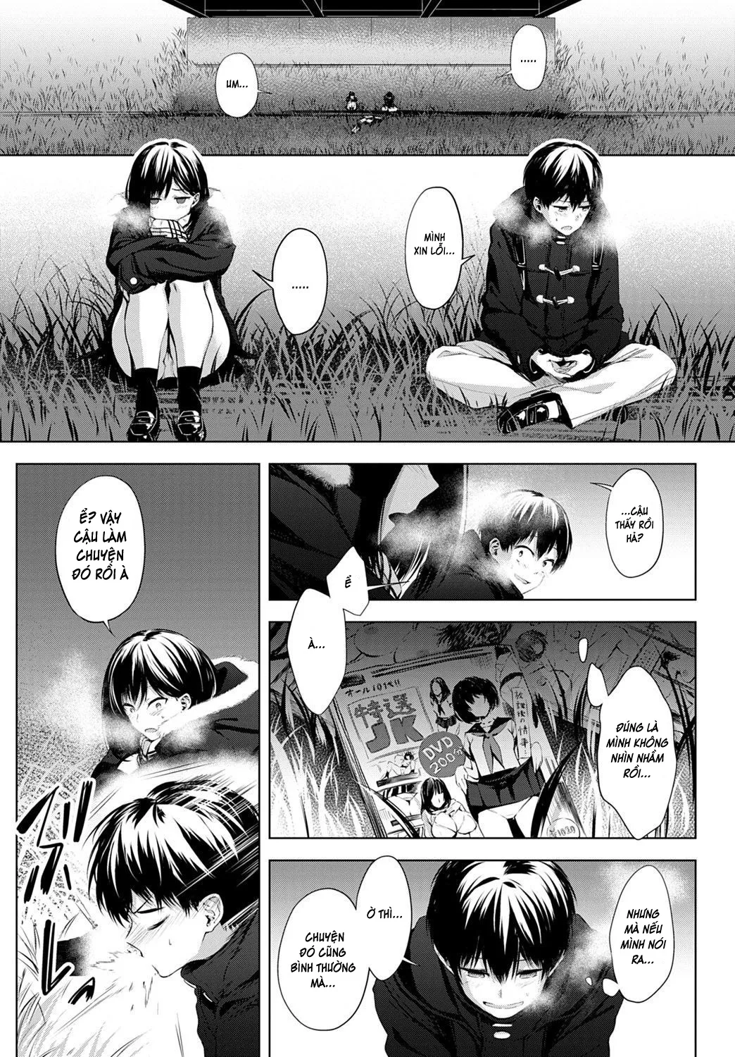 HentaiVN.net - Ảnh 6 - After School Under the Bridge [Houkago, Hashi no Shita de,] - Chap 1