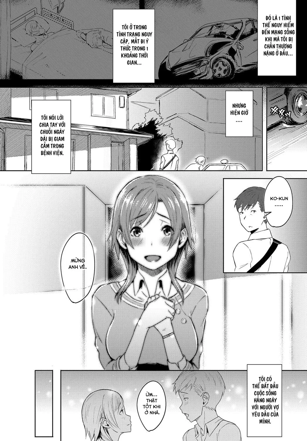HentaiVN.net - Ảnh 4 - Futari no Ie, Kimi to no Hibi - Chap 1