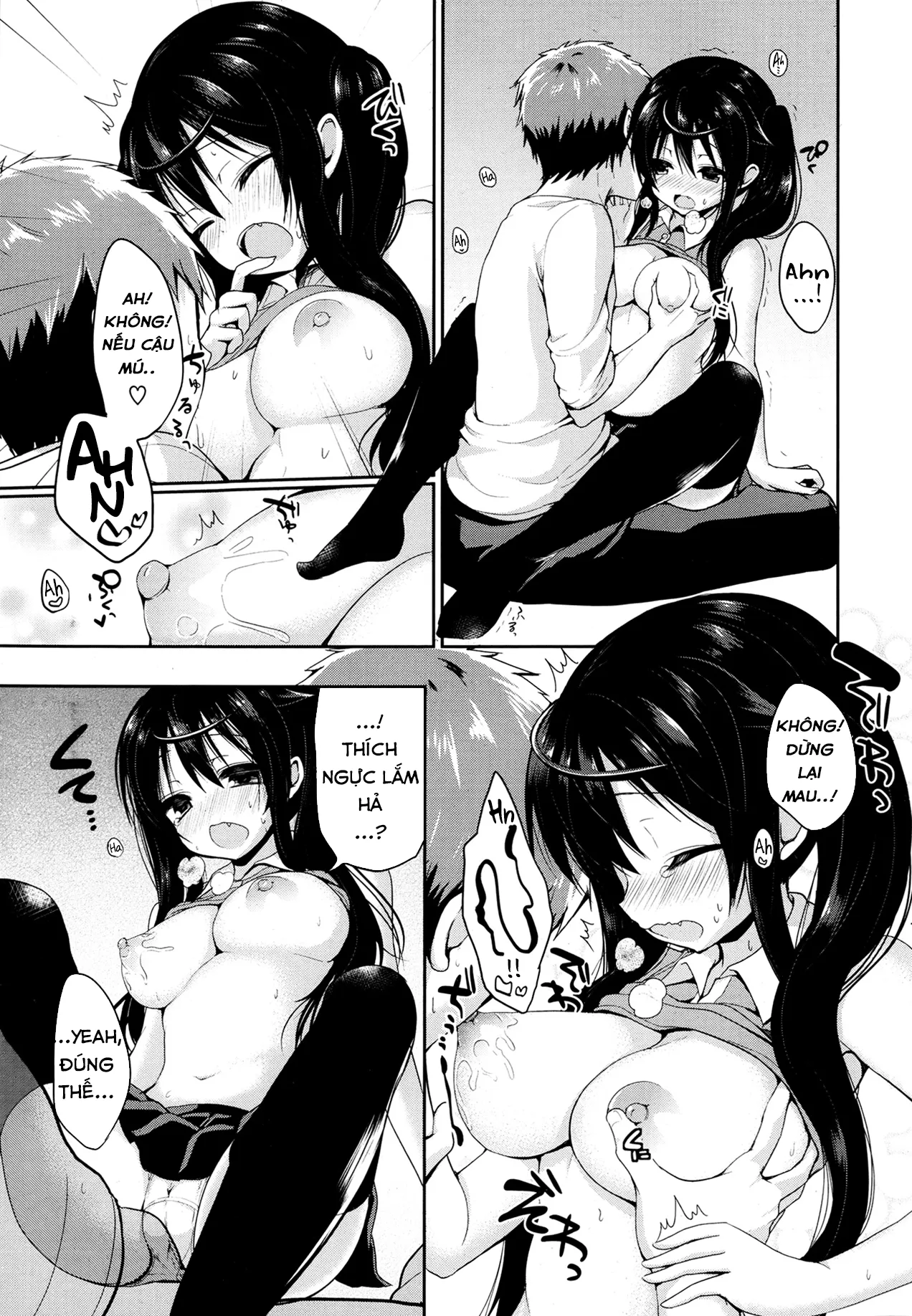 HentaiVN.net - Ảnh 10 - Cô Bạn Hàng Xóm Tinh Nghịch [窓からの侵入者; Intruder From The Window] - Chap 1