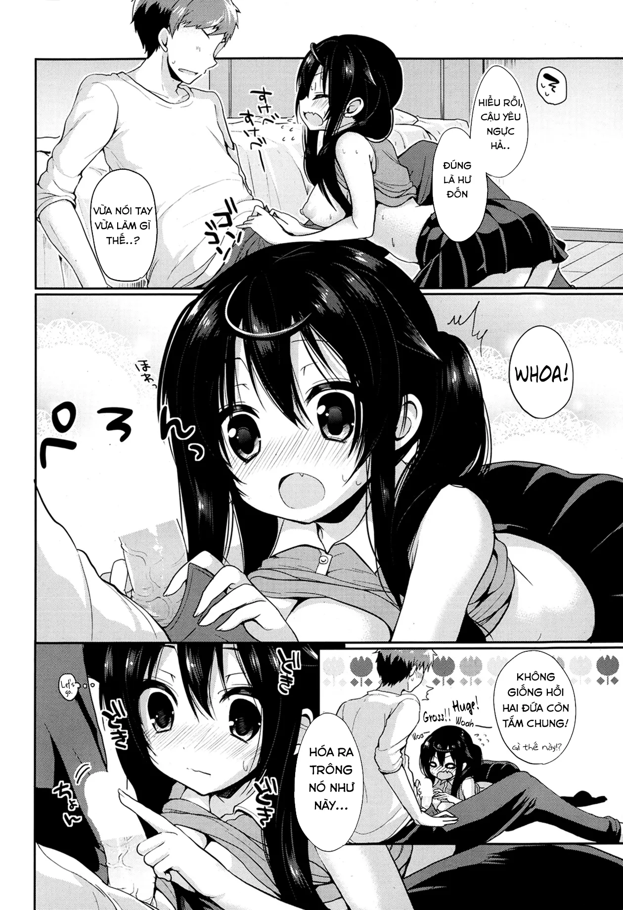 HentaiVN.net - Ảnh 11 - Cô Bạn Hàng Xóm Tinh Nghịch [窓からの侵入者; Intruder From The Window] - Chap 1