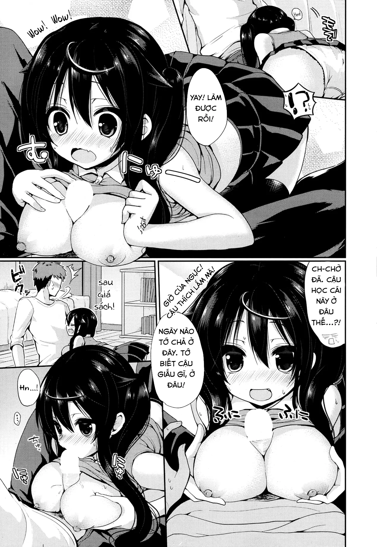 HentaiVN.net - Ảnh 12 - Cô Bạn Hàng Xóm Tinh Nghịch [窓からの侵入者; Intruder From The Window] - Chap 1