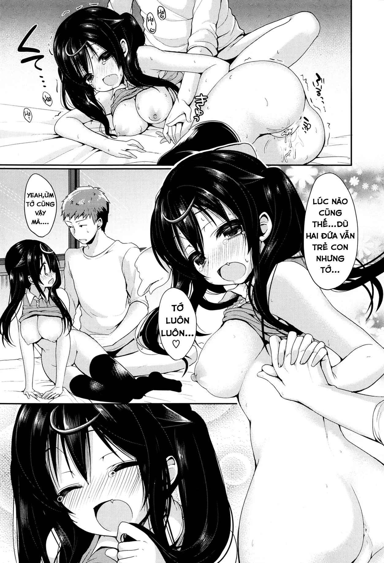 HentaiVN.net - Ảnh 24 - Cô Bạn Hàng Xóm Tinh Nghịch [窓からの侵入者; Intruder From The Window] - Chap 1