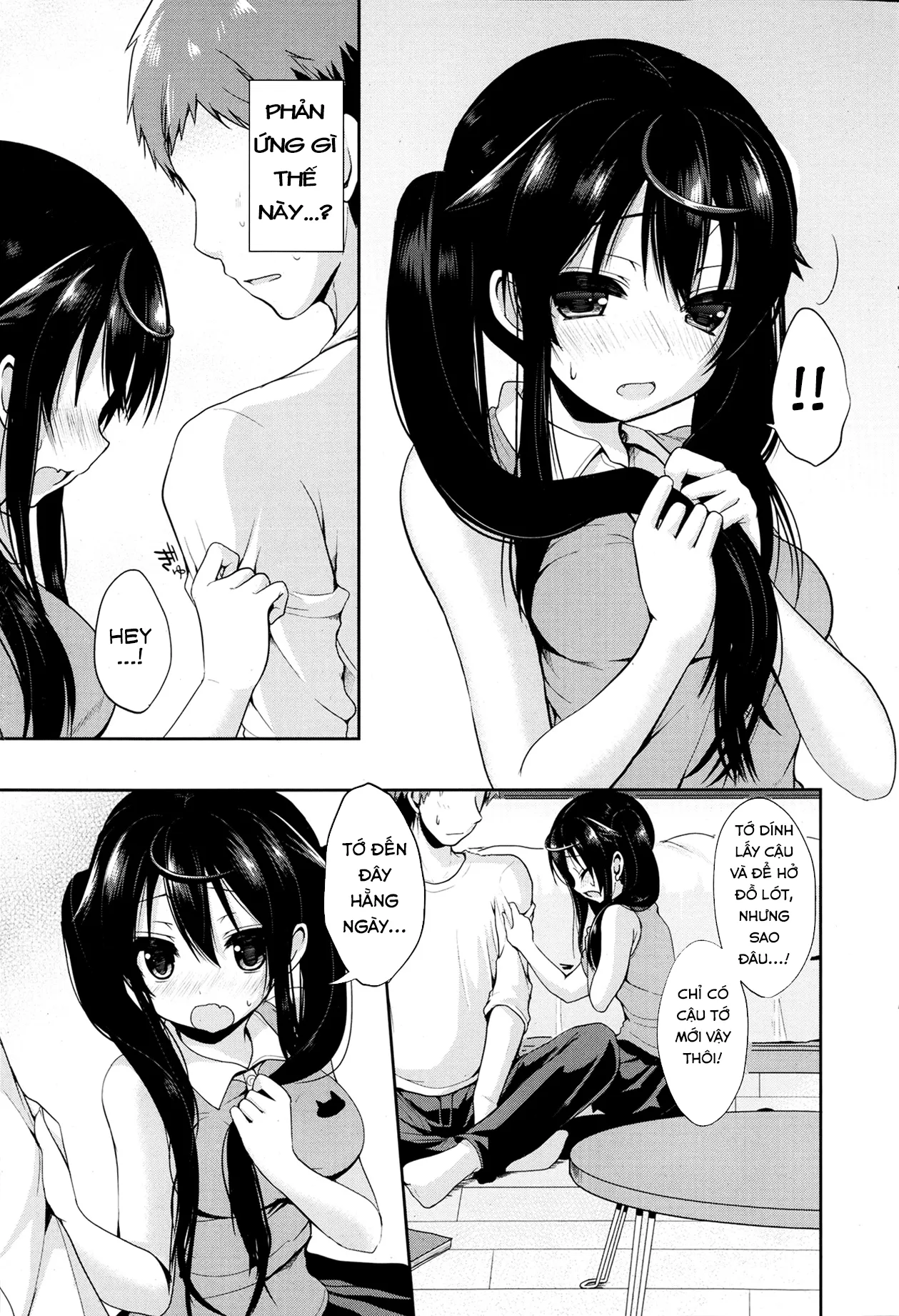 HentaiVN.net - Ảnh 6 - Cô Bạn Hàng Xóm Tinh Nghịch [窓からの侵入者; Intruder From The Window] - Chap 1