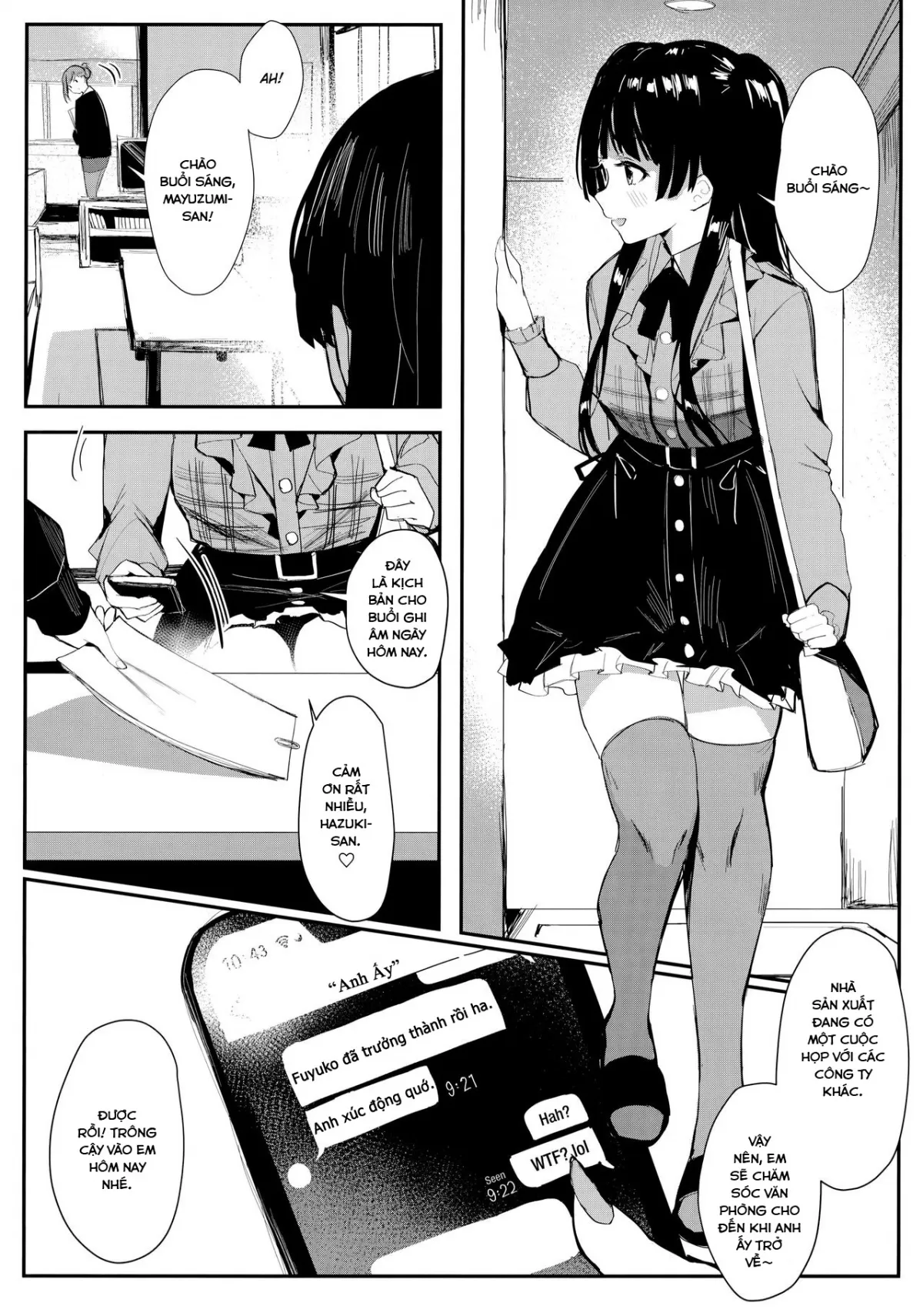 HentaiVN.net - Ảnh 6 - Yoake yori Fukai Ao de [Darker than the Twilight Blue (THE iDOLM@STER: Shiny Colors)] - Chap 1
