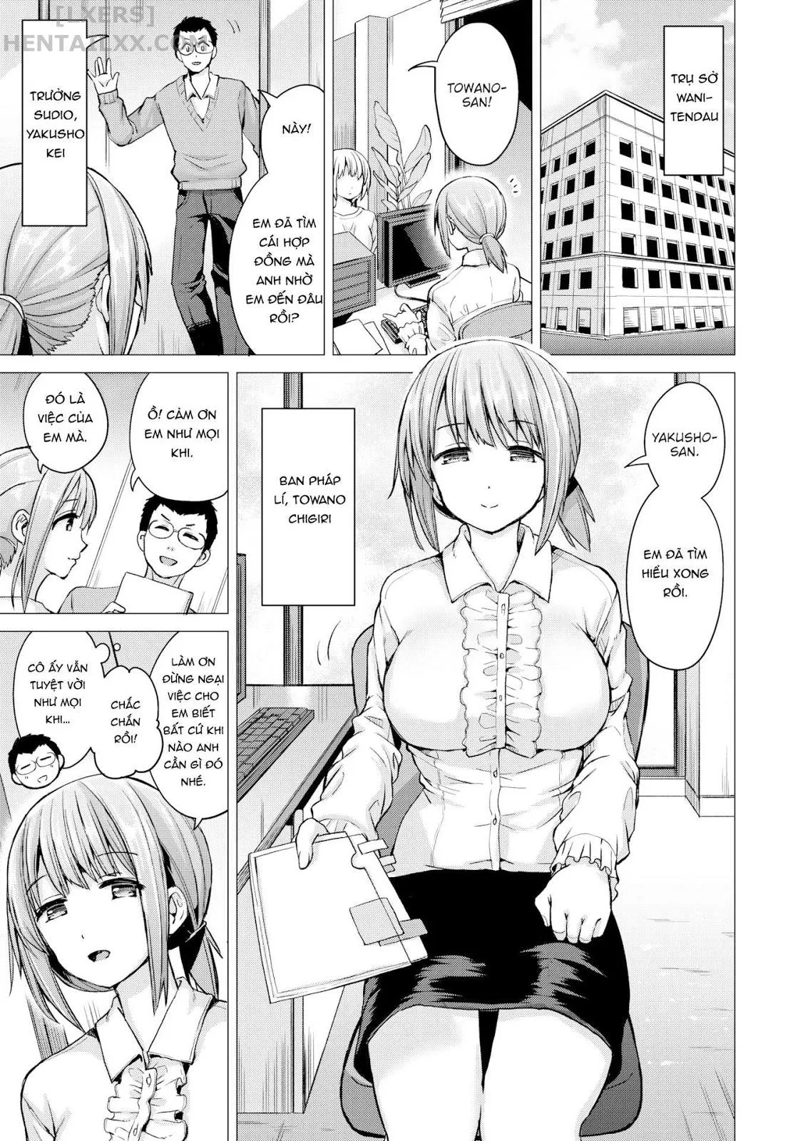 HentaiVN.net - Ảnh 3 - Clerical Duty [Weekly Kairakuten 2019-09] - Chap 1