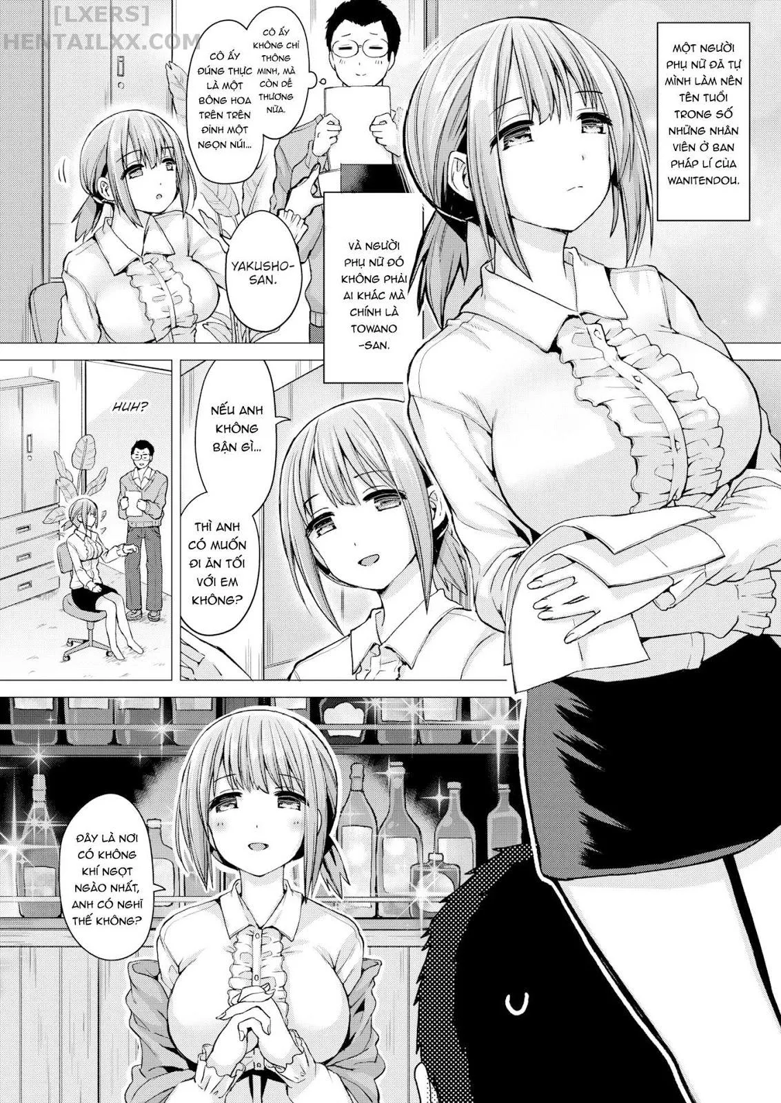 HentaiVN.net - Ảnh 4 - Clerical Duty [Weekly Kairakuten 2019-09] - Chap 1