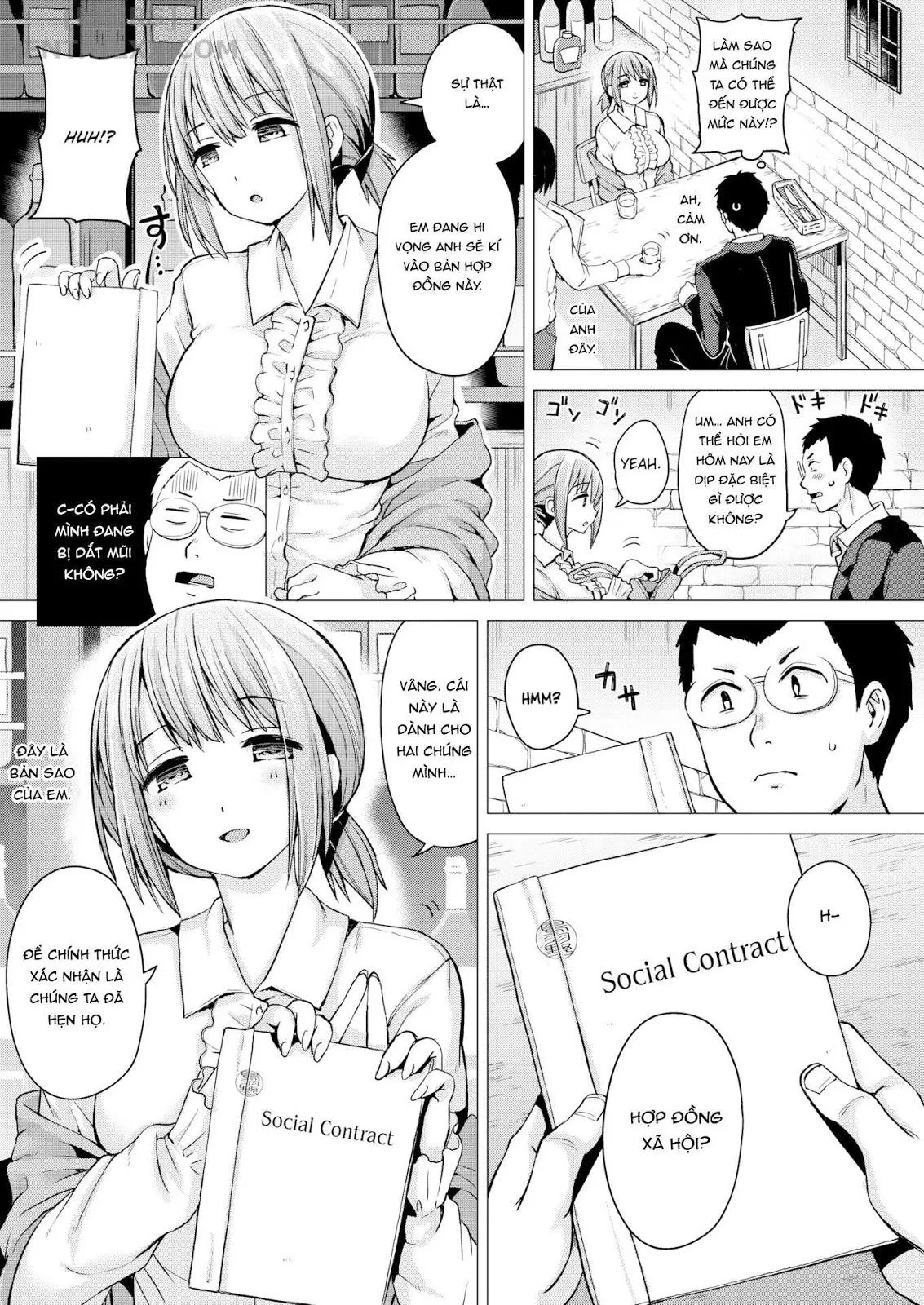 HentaiVN.net - Ảnh 5 - Clerical Duty [Weekly Kairakuten 2019-09] - Chap 1