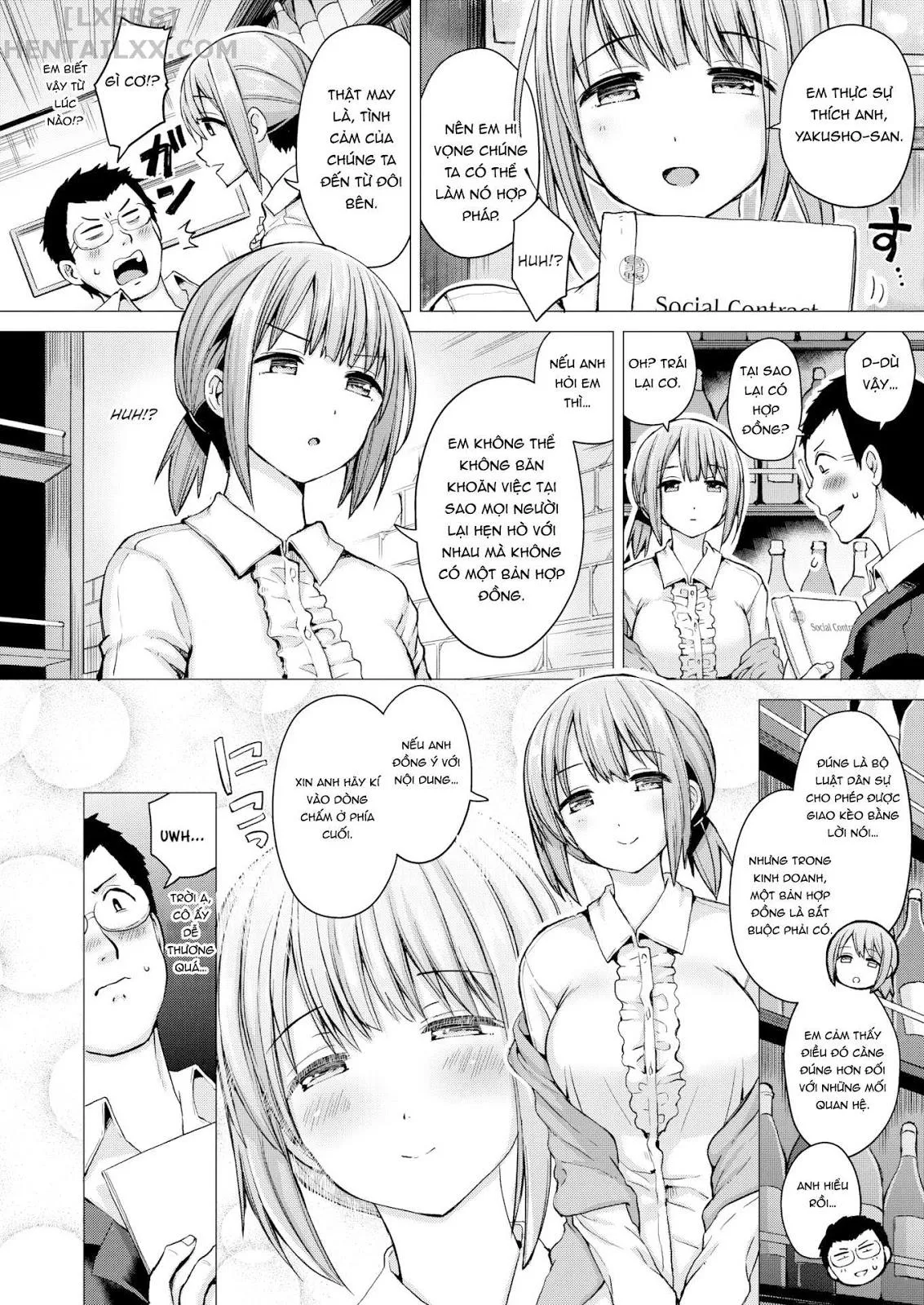 HentaiVN.net - Ảnh 6 - Clerical Duty [Weekly Kairakuten 2019-09] - Chap 1