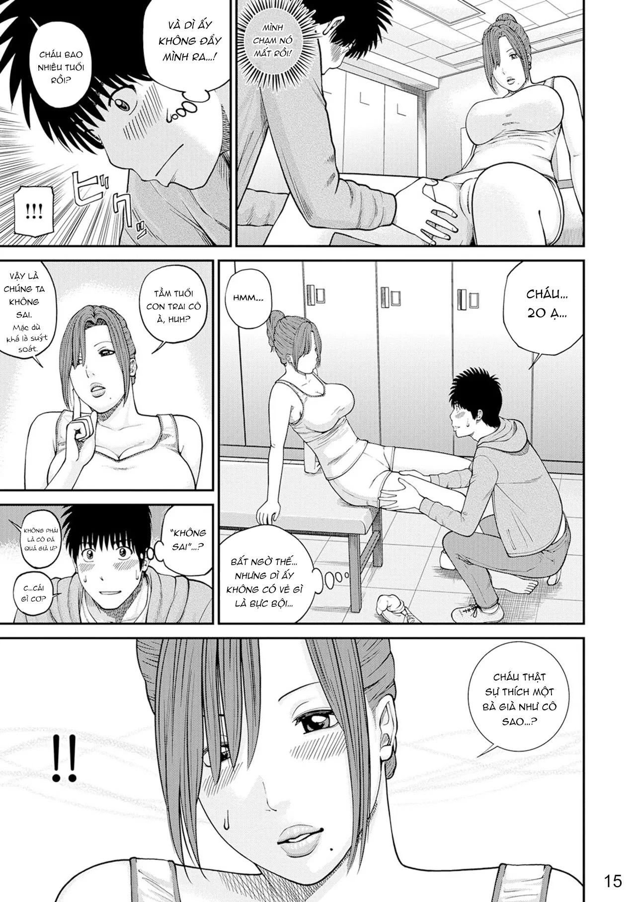 HentaiVN.net - Ảnh 14 - Momojiri District Mature Women's Volleyball Club [Momojiri Danchi Mama-san Volley Doukoukai - Mom's Volley Ball] - Chap 1