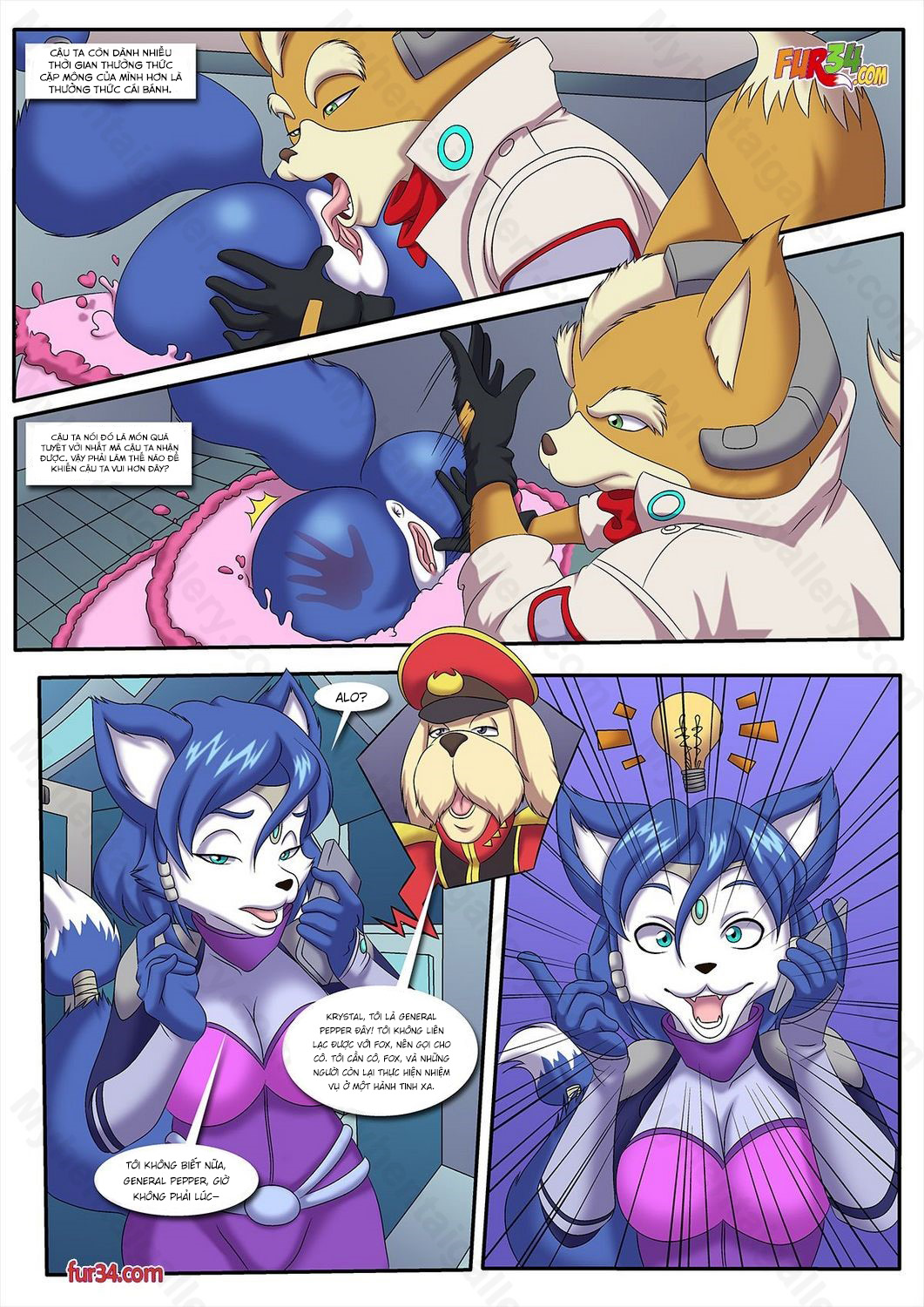 HentaiVN.net - Ảnh 4 - Fox's Best Birthday Party Ever! - Chap 1