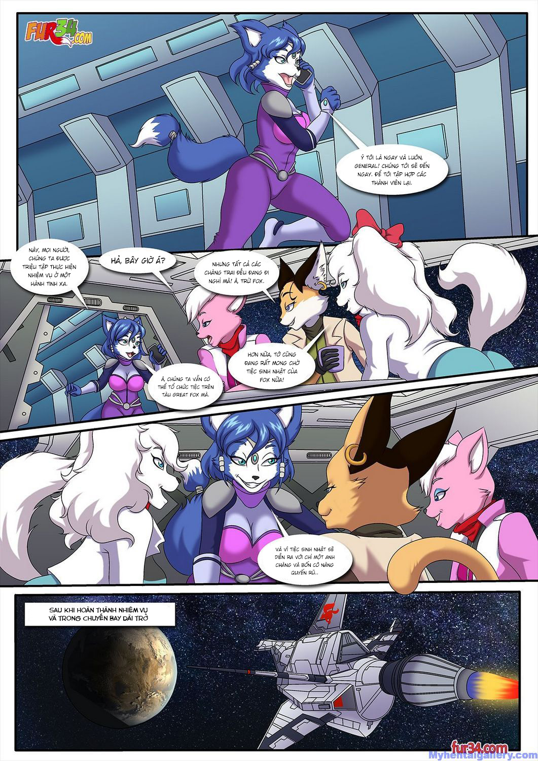 HentaiVN.net - Ảnh 5 - Fox's Best Birthday Party Ever! - Chap 1