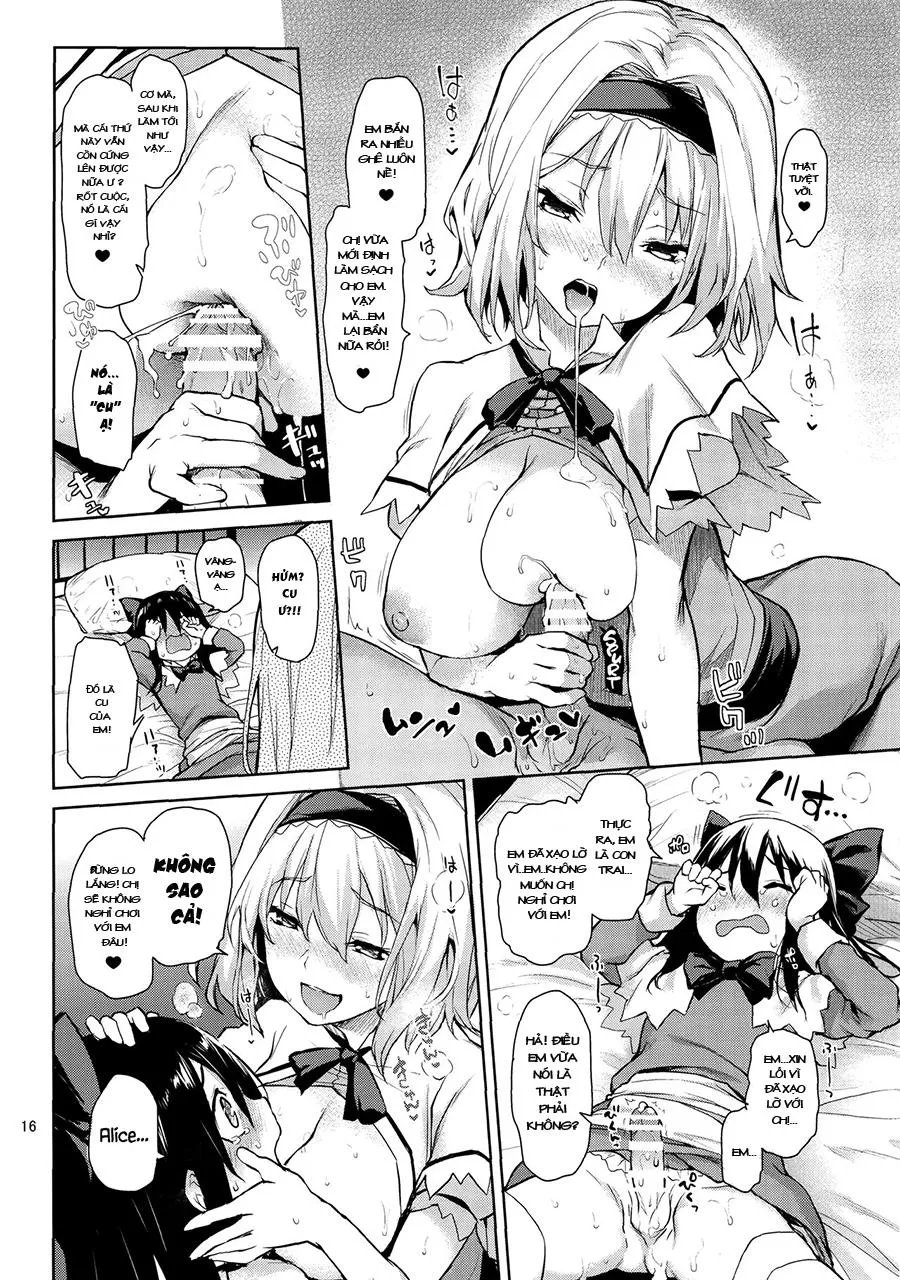 HentaiVN.net - Ảnh 15 - Karakai Jouzu no Alice-san! (Touhou Project) [Teasing Master Alice] - Chap 1