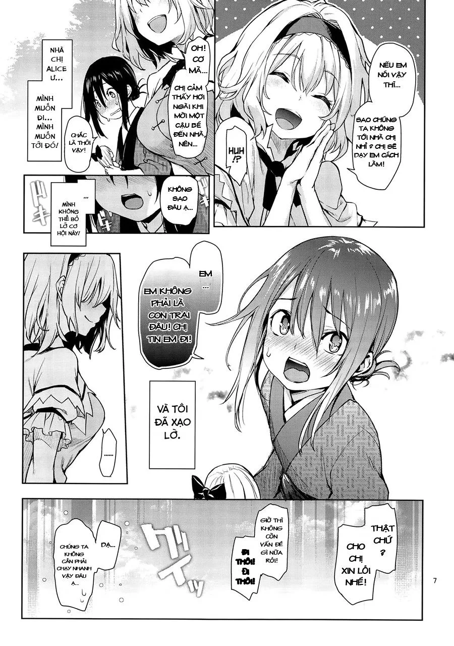 HentaiVN.net - Ảnh 6 - Karakai Jouzu no Alice-san! (Touhou Project) [Teasing Master Alice] - Chap 1