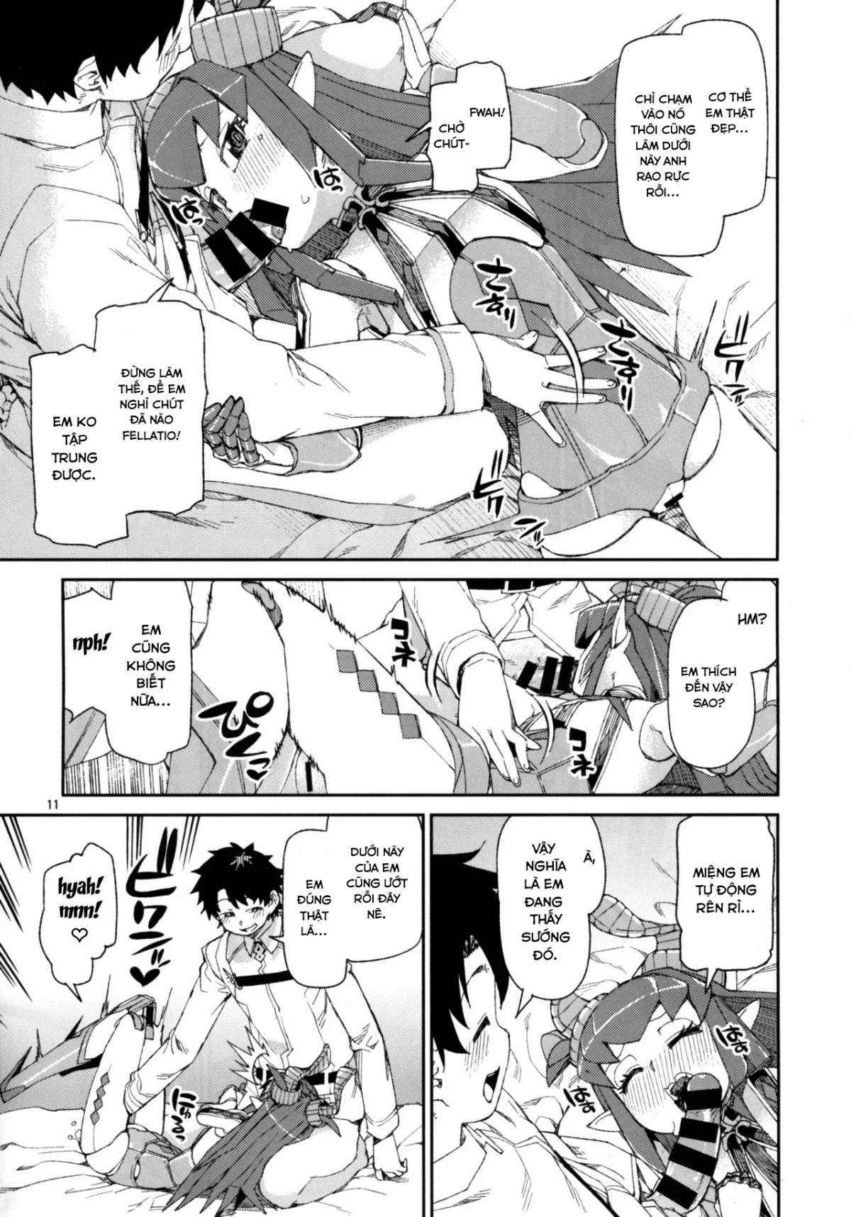 HentaiVN.net - Ảnh 13 - Koutetsu Majou no Setsunai Kyousei - Chap 1