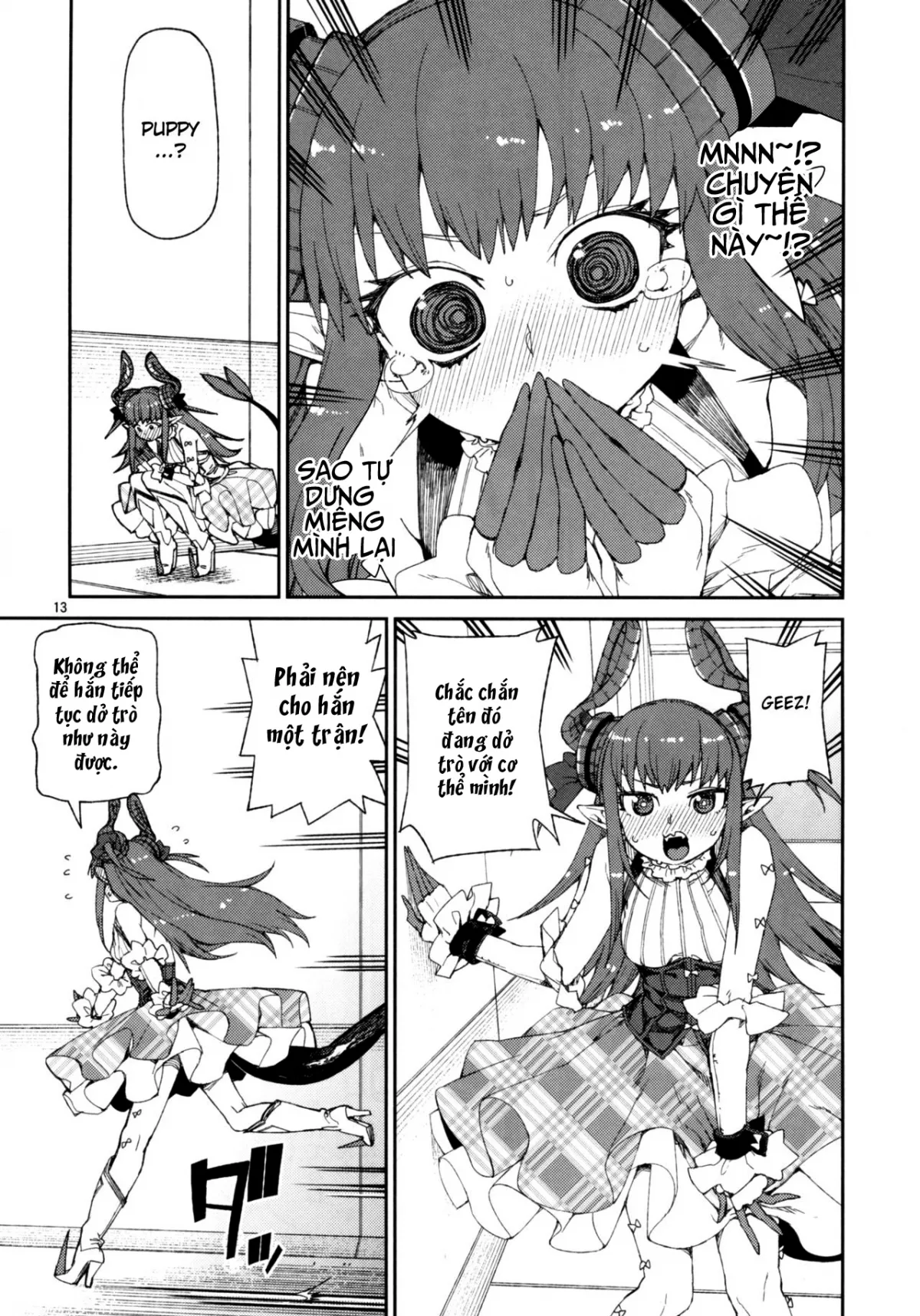 HentaiVN.net - Ảnh 15 - Koutetsu Majou no Setsunai Kyousei - Chap 1