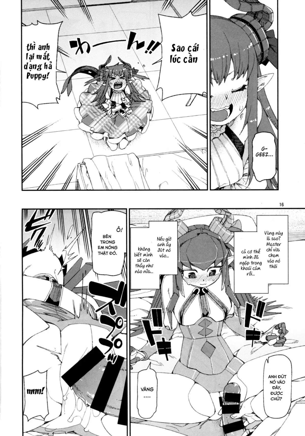 HentaiVN.net - Ảnh 18 - Koutetsu Majou no Setsunai Kyousei - Chap 1