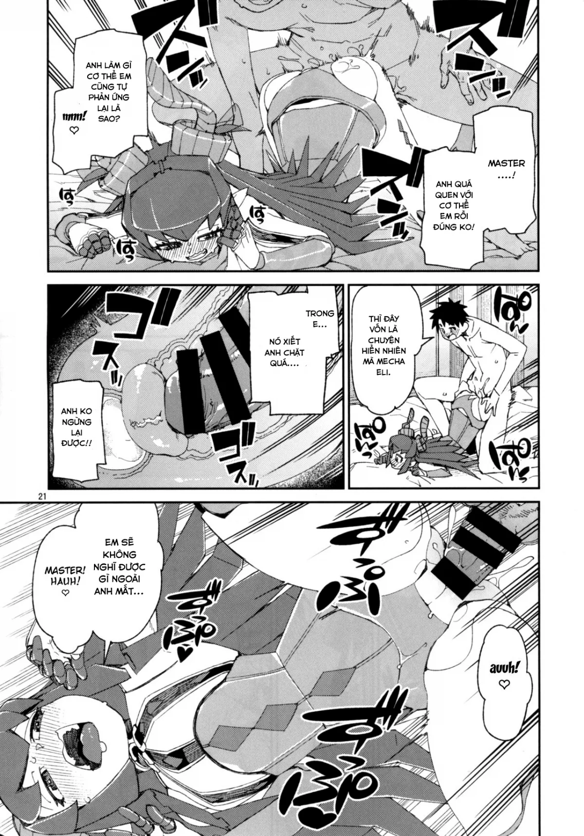 HentaiVN.net - Ảnh 23 - Koutetsu Majou no Setsunai Kyousei - Chap 1