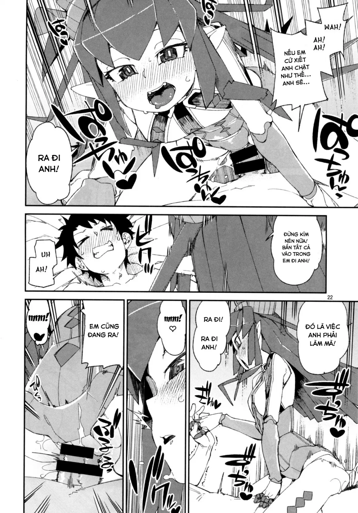 HentaiVN.net - Ảnh 24 - Koutetsu Majou no Setsunai Kyousei - Chap 1