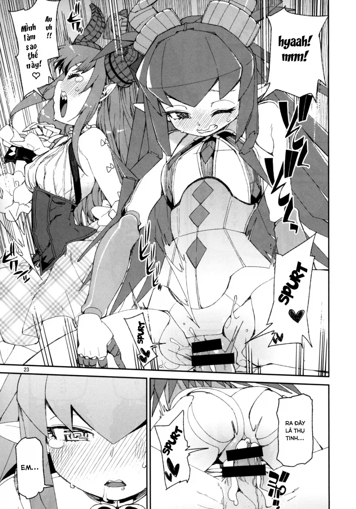 HentaiVN.net - Ảnh 25 - Koutetsu Majou no Setsunai Kyousei - Chap 1