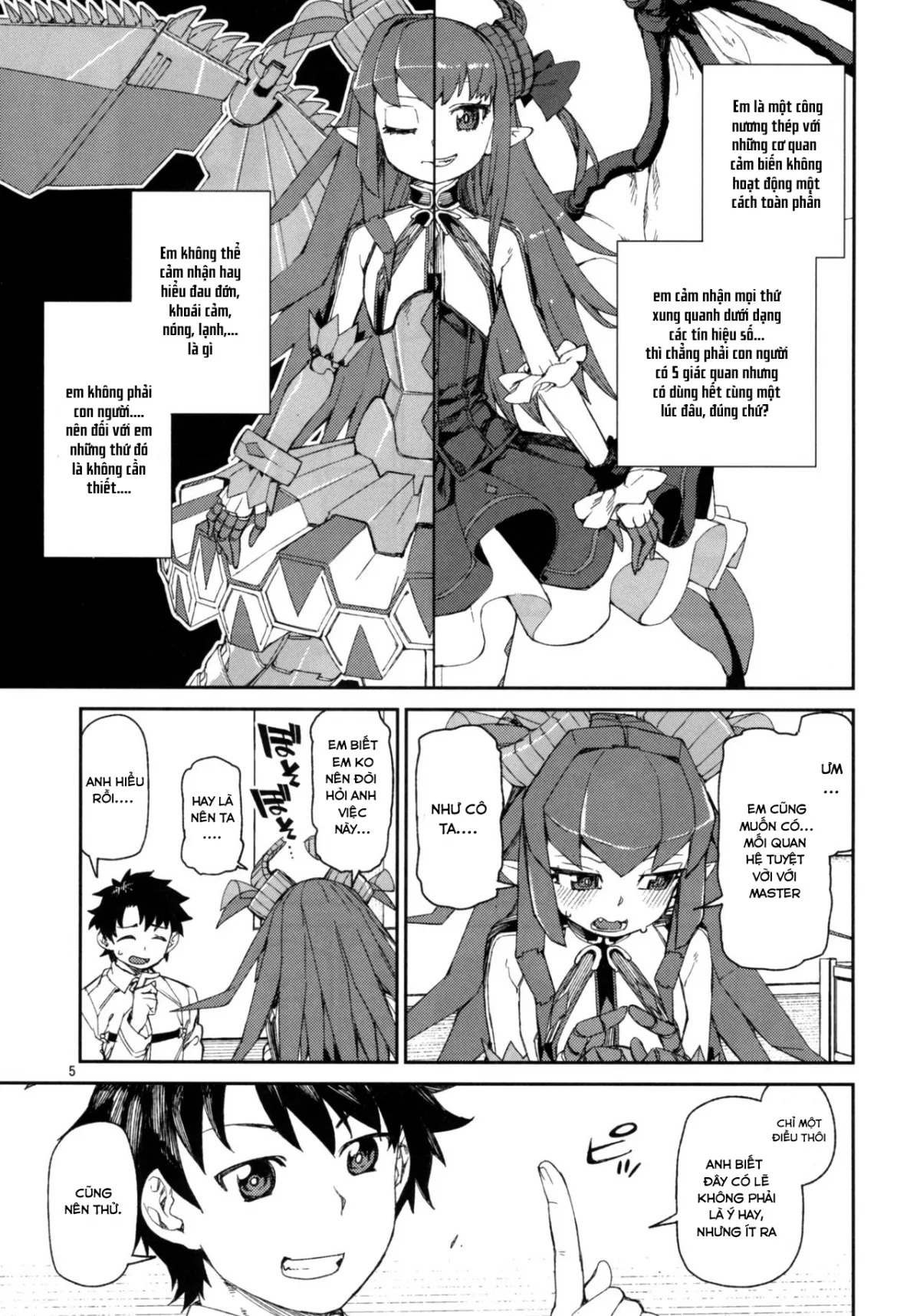 HentaiVN.net - Ảnh 7 - Koutetsu Majou no Setsunai Kyousei - Chap 1
