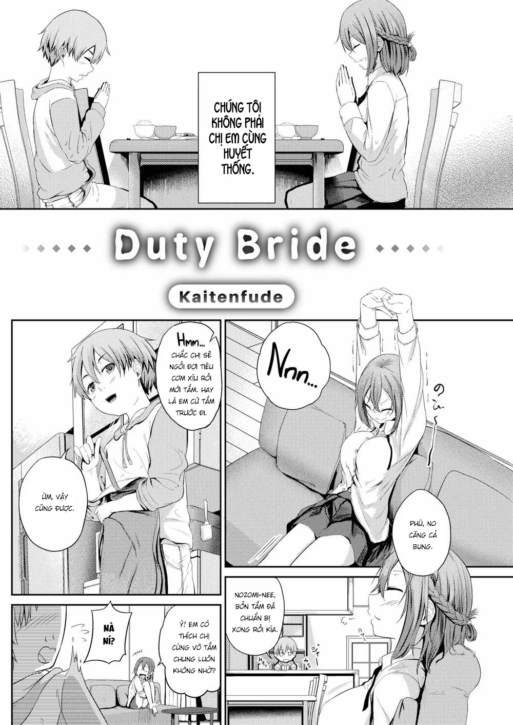 HentaiVN.net - Ảnh 3 - Cô dâu bên lề [Duty Bride] - Chap 1