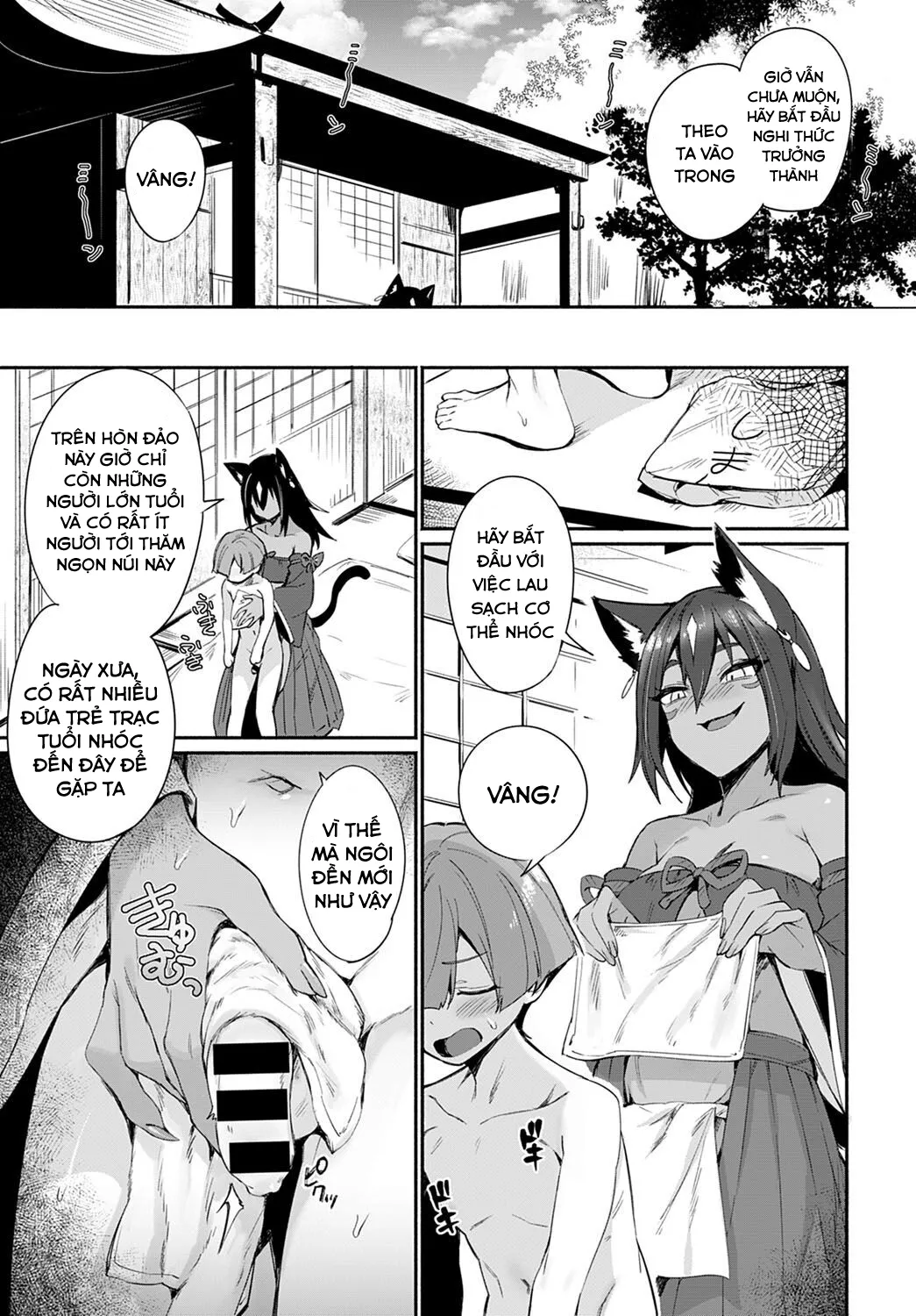 HentaiVN.net - Ảnh 3 - Tamane-sama no Kami Fudeoroshi - Chap 1