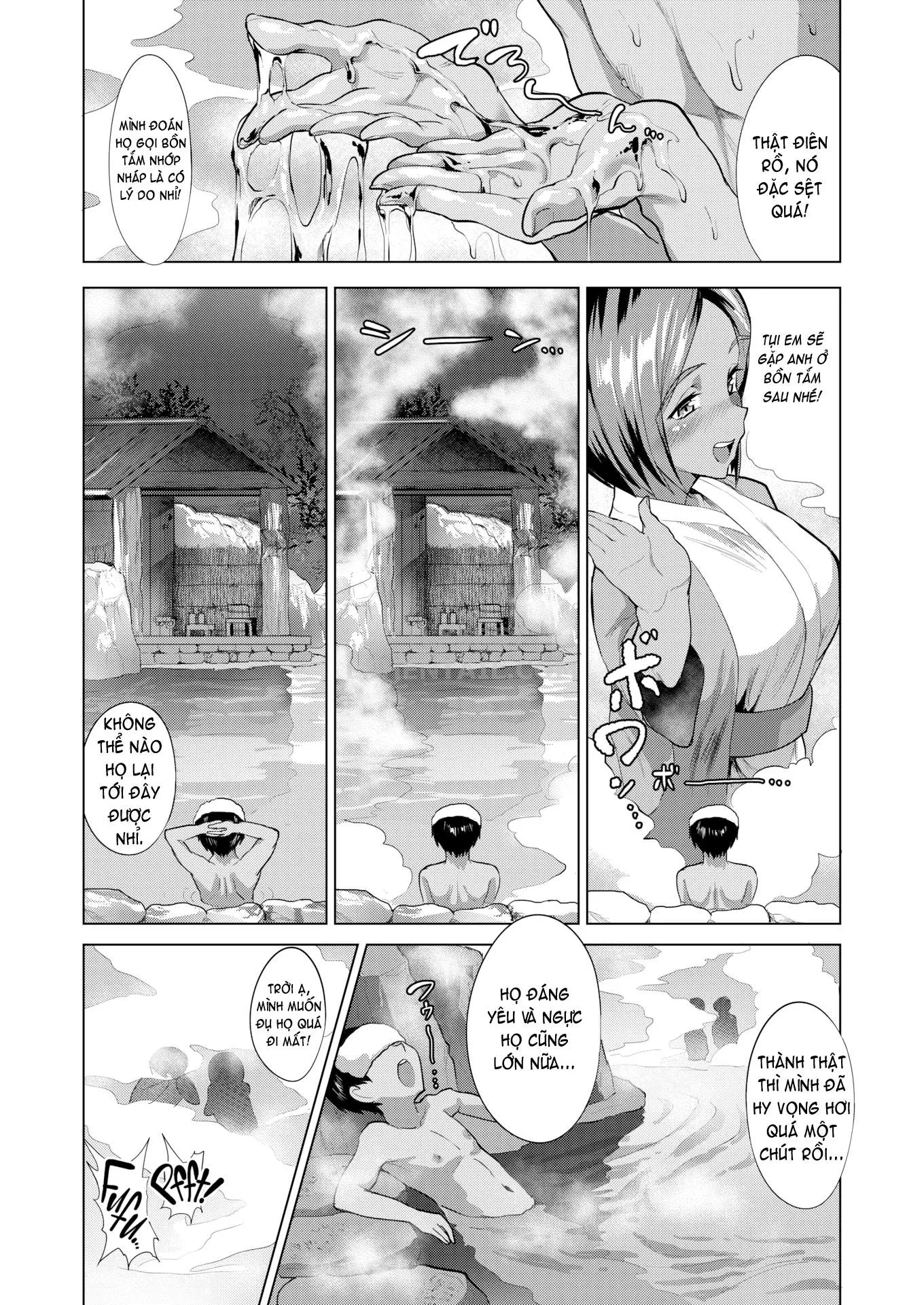 HentaiVN.net - Ảnh 4 - Sticky Spa!! [Comic X-Eros #72] - Chap 1