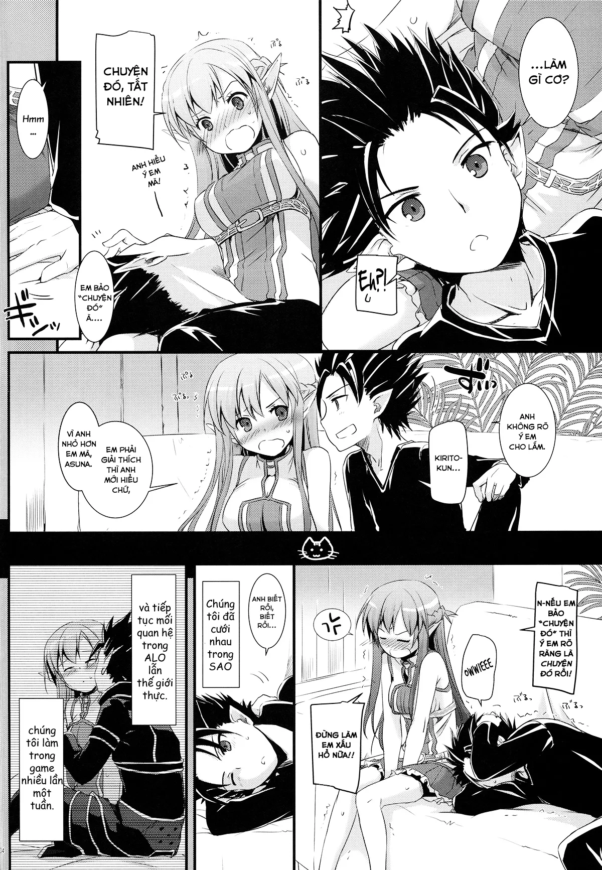 HentaiVN.net - Ảnh 4 - D.L. action 70 (Sword Art Online) [Digital Lover 70] - Chap 1