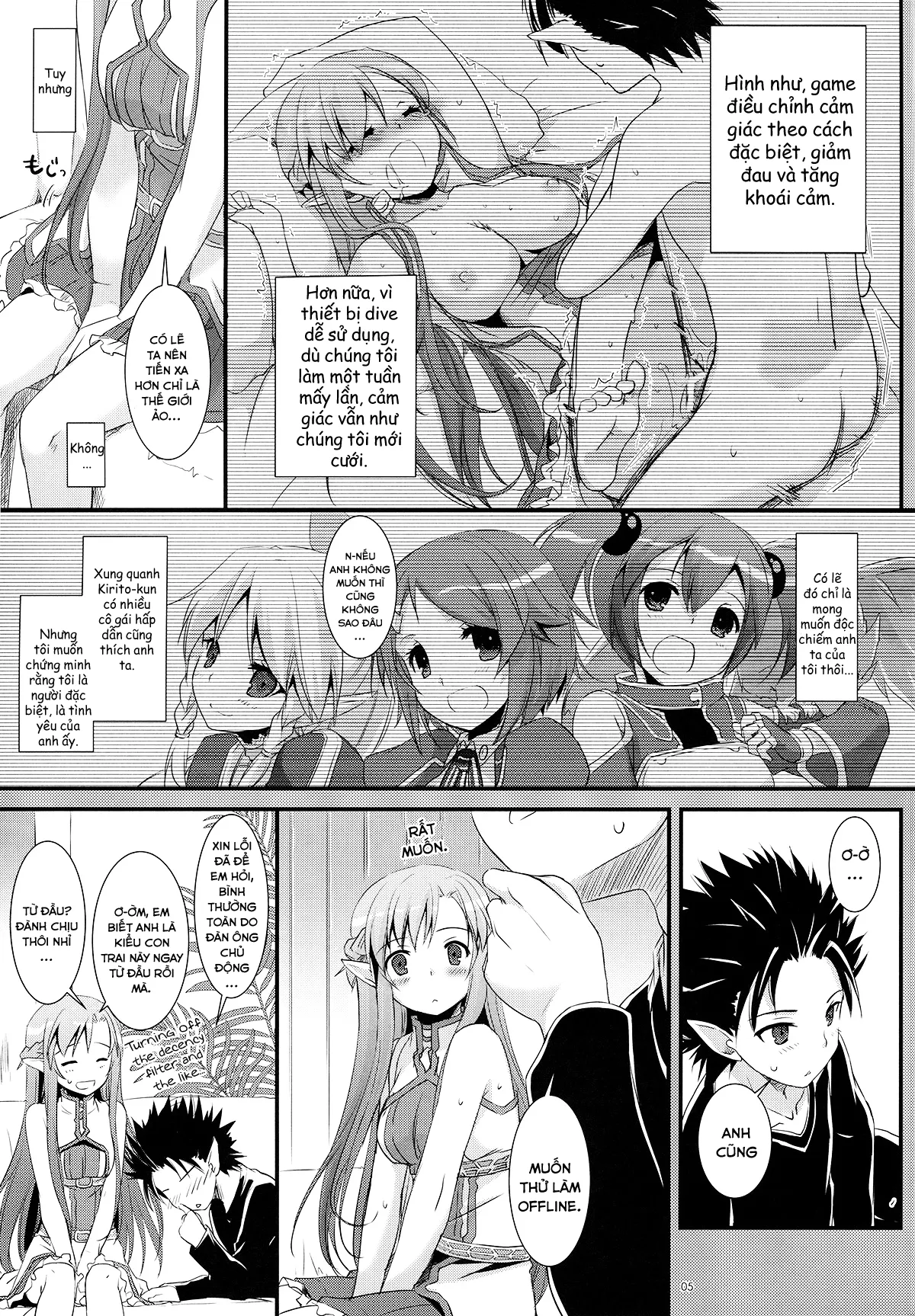 HentaiVN.net - Ảnh 5 - D.L. action 70 (Sword Art Online) [Digital Lover 70] - Chap 1