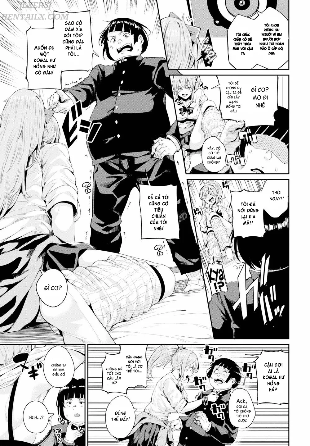 HentaiVN.net - Ảnh 6 - Kogal Crisis [Comic Bavel 2018-06] - Chap 1