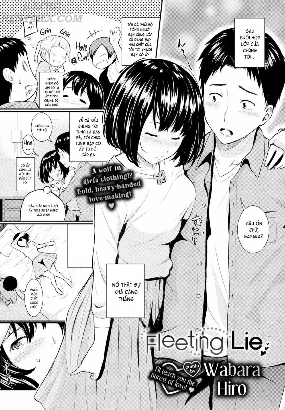 HentaiVN.net - Ảnh 4 - Fleeting Lie [Comic Bavel 2018-02] - Chap 1