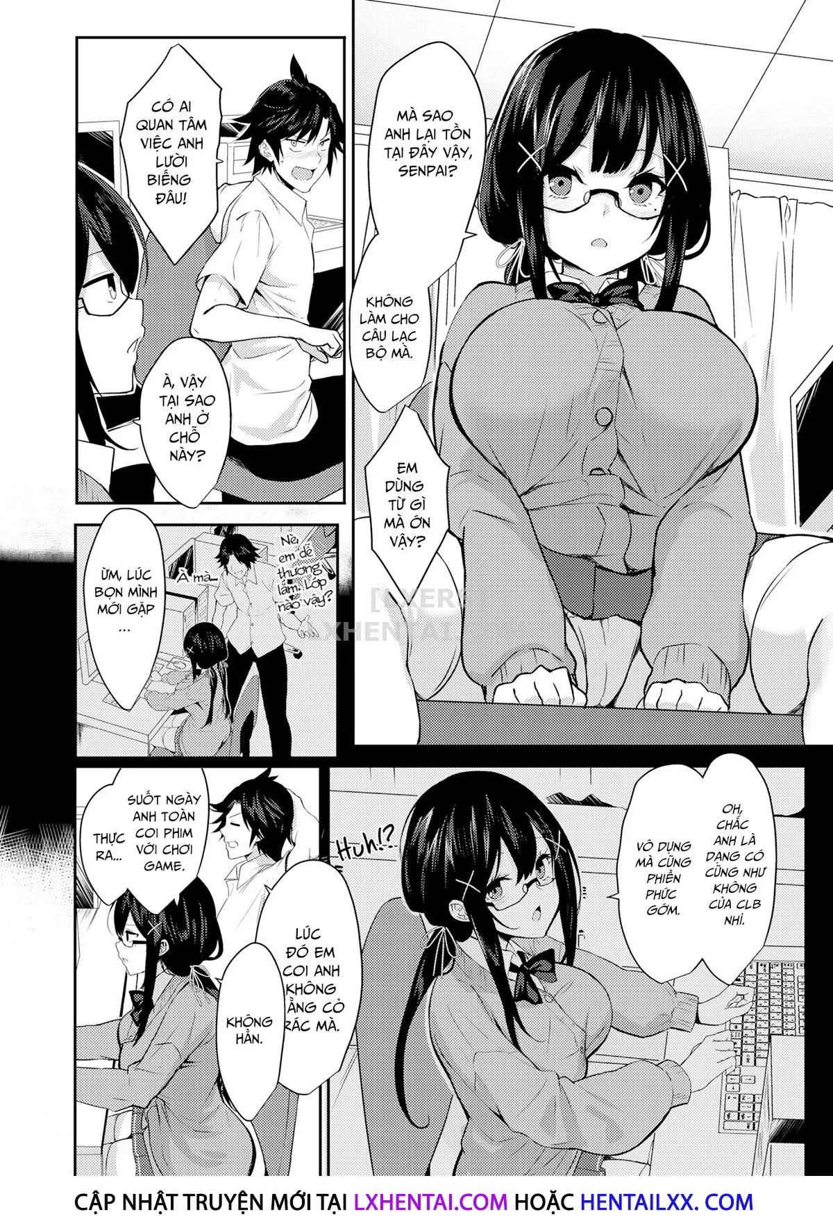 HentaiVN.net - Ảnh 4 - Curious! ♪ Yoshino-chan Mounts Up [Comic Shitsurakuten 2021-01] - Chap 1