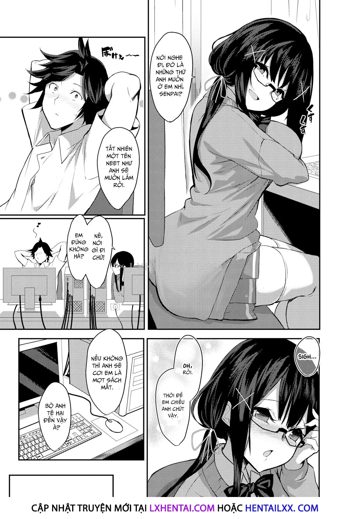 HentaiVN.net - Ảnh 7 - Curious! ♪ Yoshino-chan Mounts Up [Comic Shitsurakuten 2021-01] - Chap 1