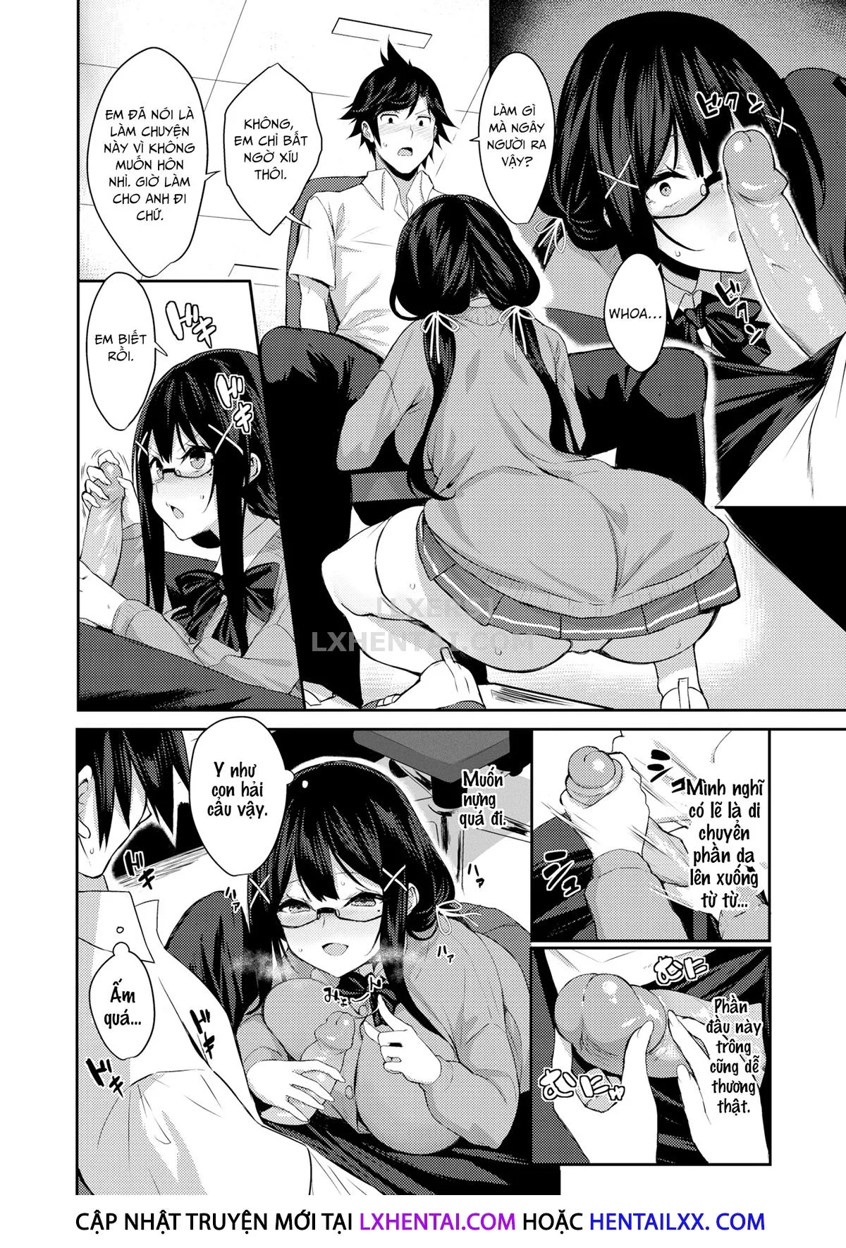 HentaiVN.net - Ảnh 8 - Curious! ♪ Yoshino-chan Mounts Up [Comic Shitsurakuten 2021-01] - Chap 1