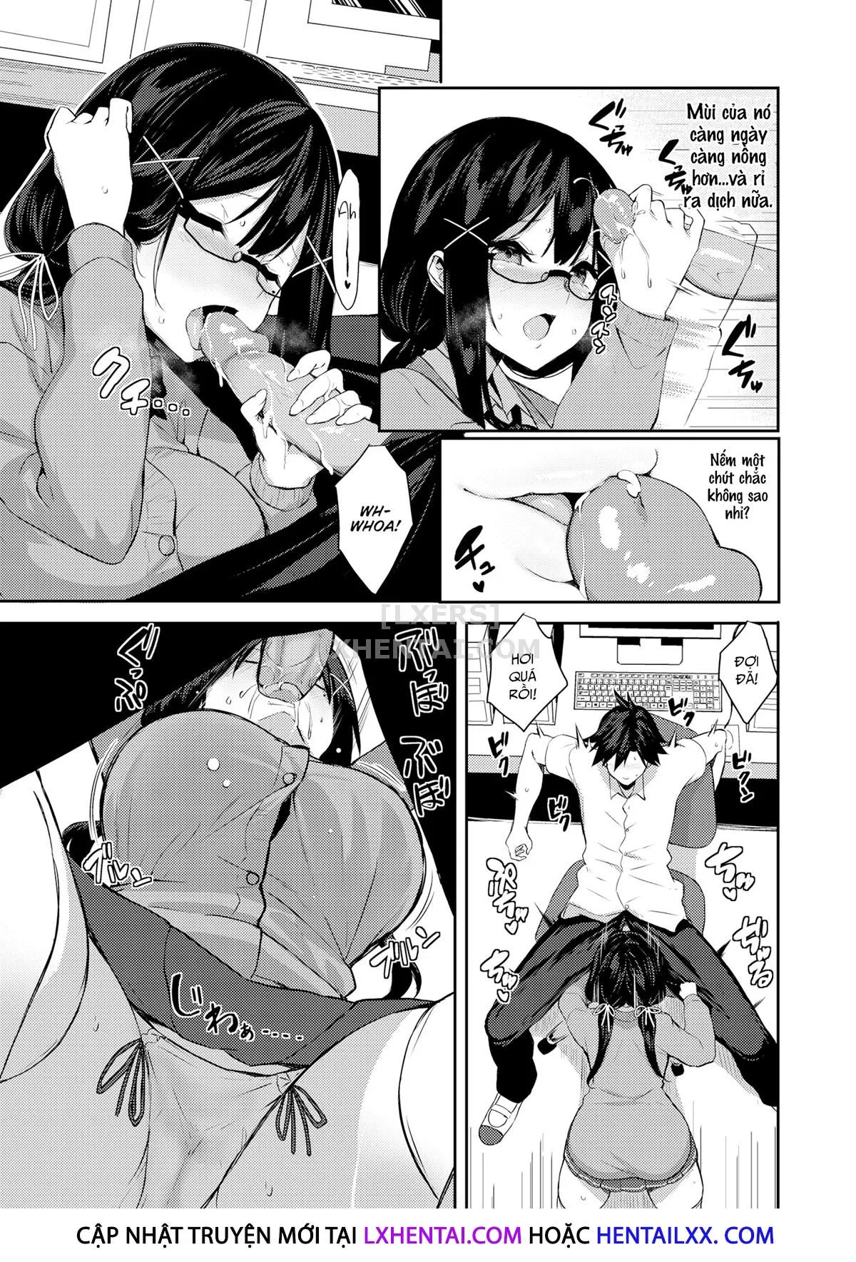 HentaiVN.net - Ảnh 9 - Curious! ♪ Yoshino-chan Mounts Up [Comic Shitsurakuten 2021-01] - Chap 1