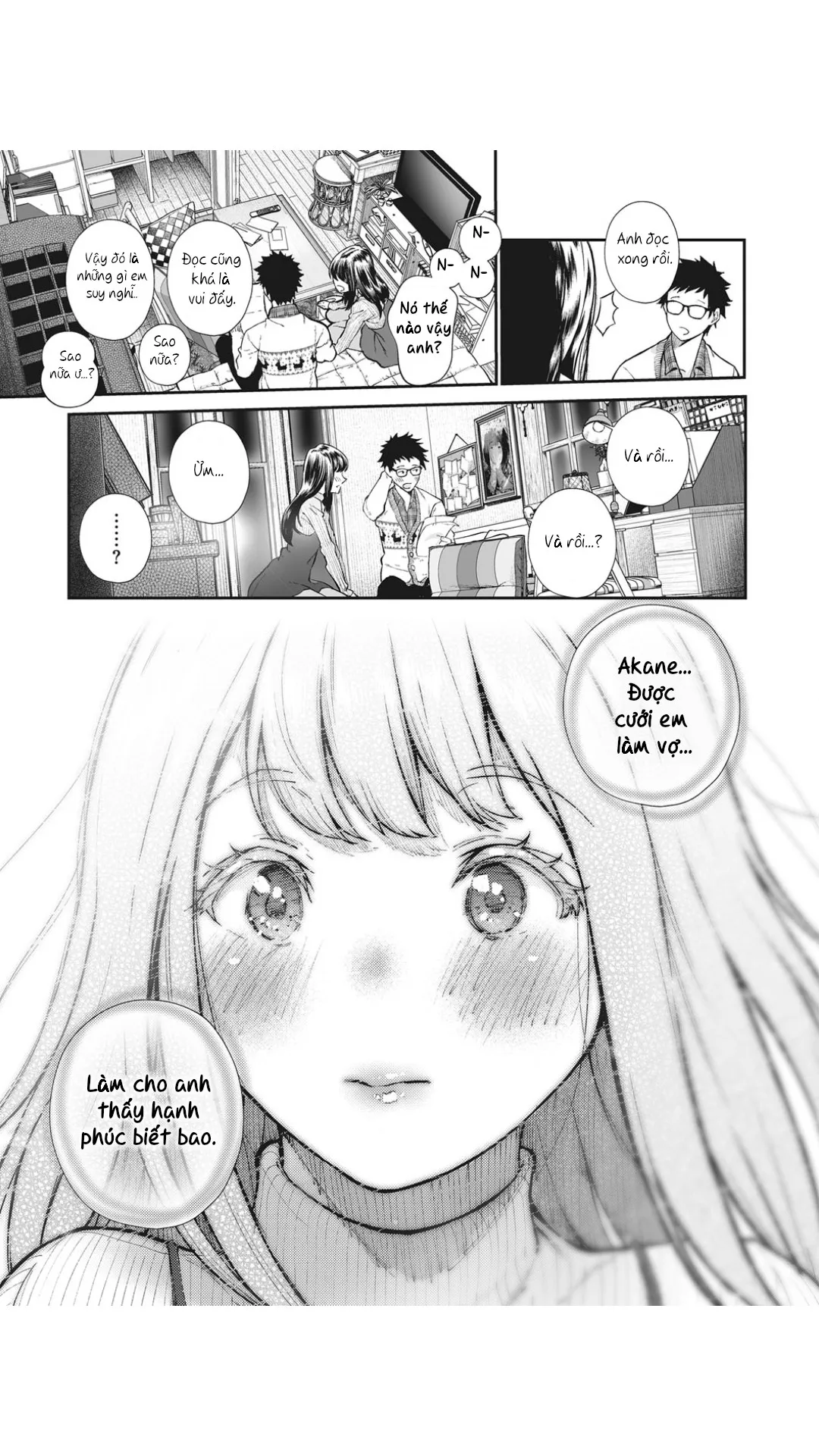 HentaiVN.net - Ảnh 6 - Em Sẽ Lấy Anh Chứ? [Anniversary, Kinenbi] - Chap 1