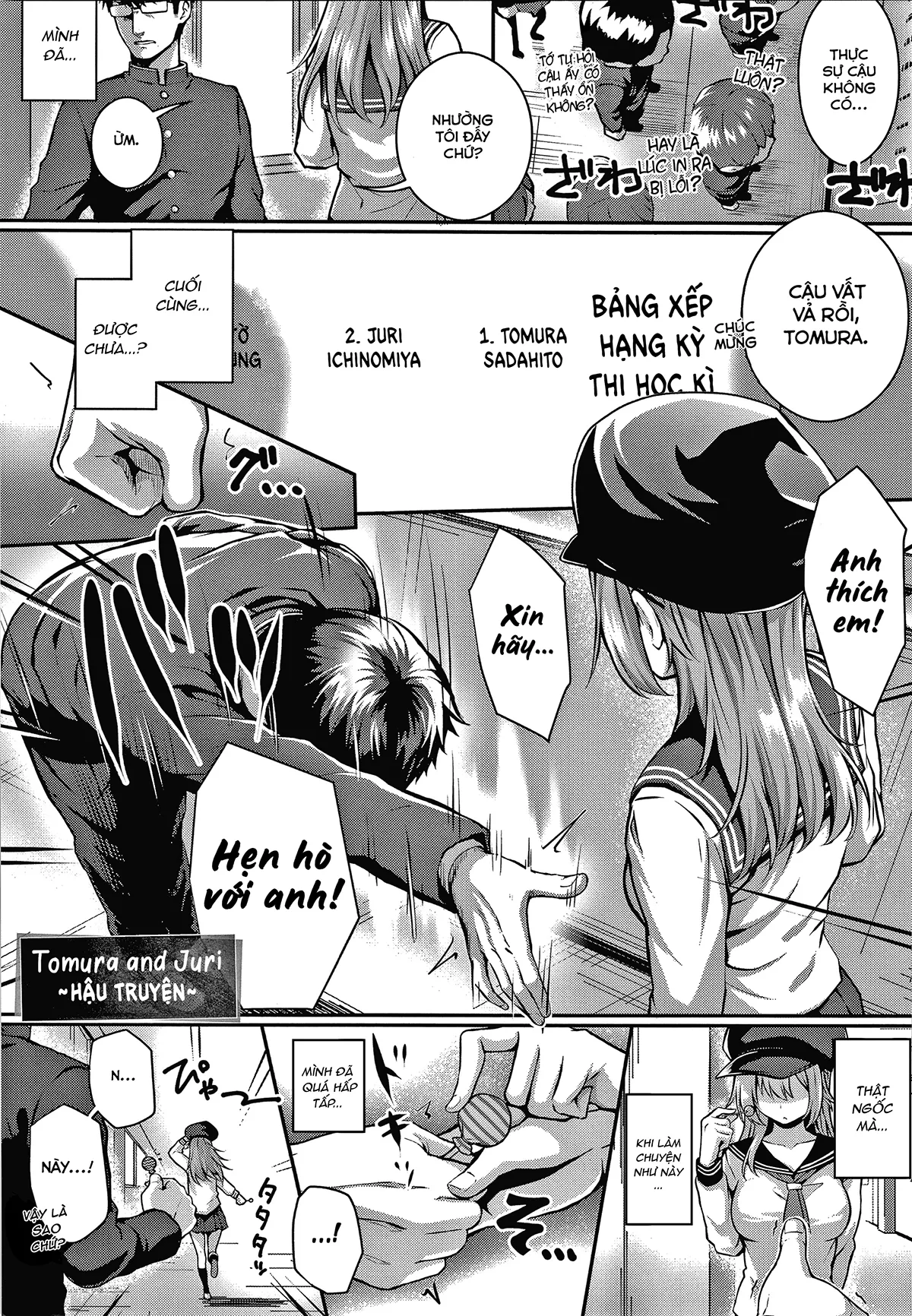 HentaiVN.net - Ảnh 39 - Tomura Và Juri [Tomura to Juri + Sono Ato; Tomura and Juri + ~After That~ (Hatsukoi Jikan); トムラとジュリ＋～そ・の・後～] - Chap 1